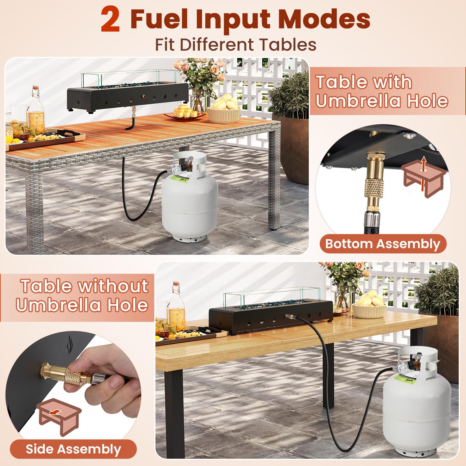 Volenca VOL-A9M4Q4 Outdoor-Gas-Firepits - View #4