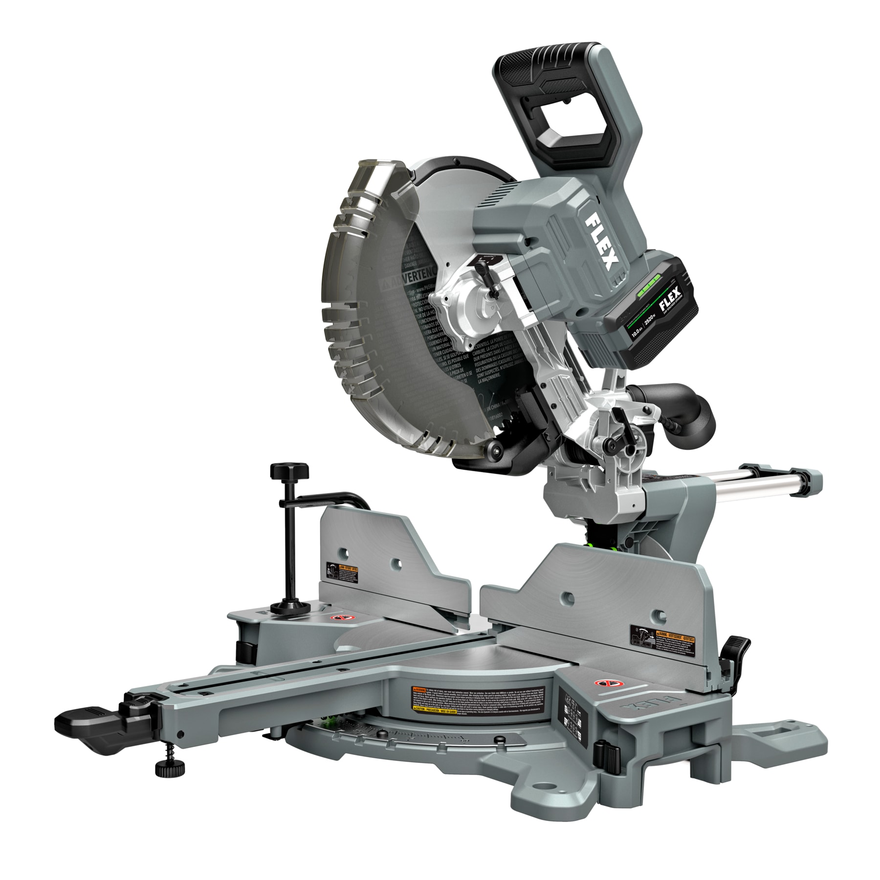 FLEX STACKED LITHIUM 12-in 24-volt Dual Bevel Sliding Compound Hybrid Cordless Miter Saw (Battery and Charger Included) FX7141A-1J Sansujyuku sansujyuku.com