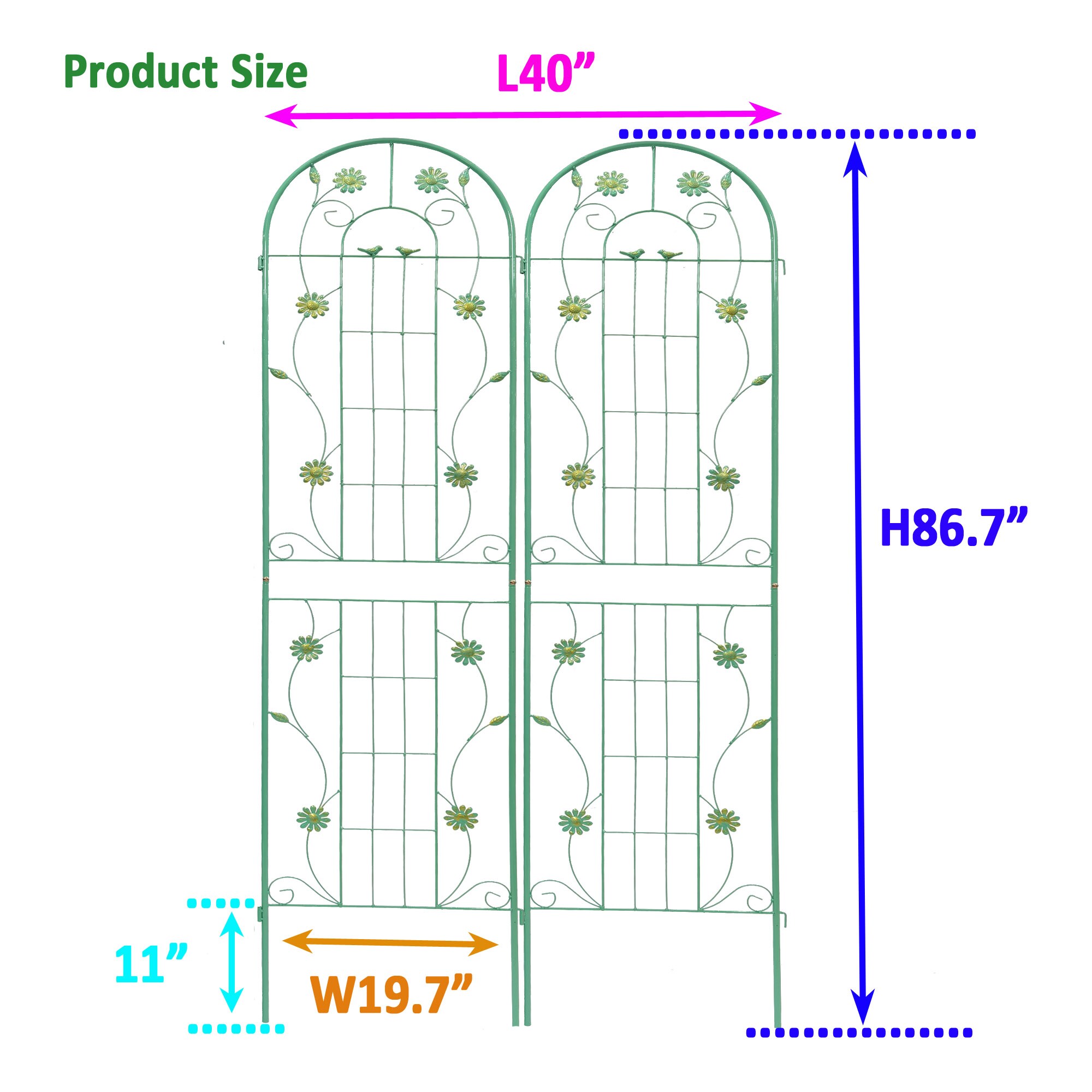 Runesay HB02GALA-15 Arbor-Trellis-Accessories - View #3