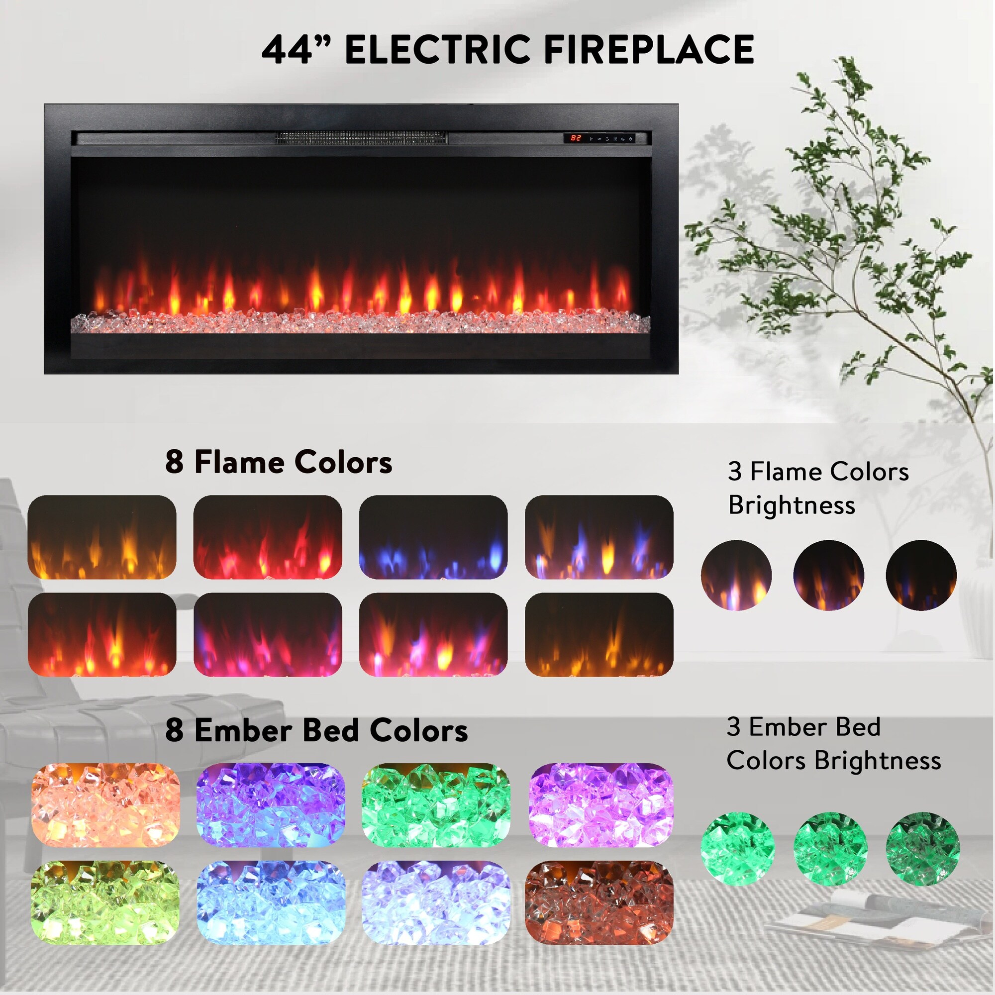 Dimakai DK-W1769P171421 Electric-Fireplaces - View #7