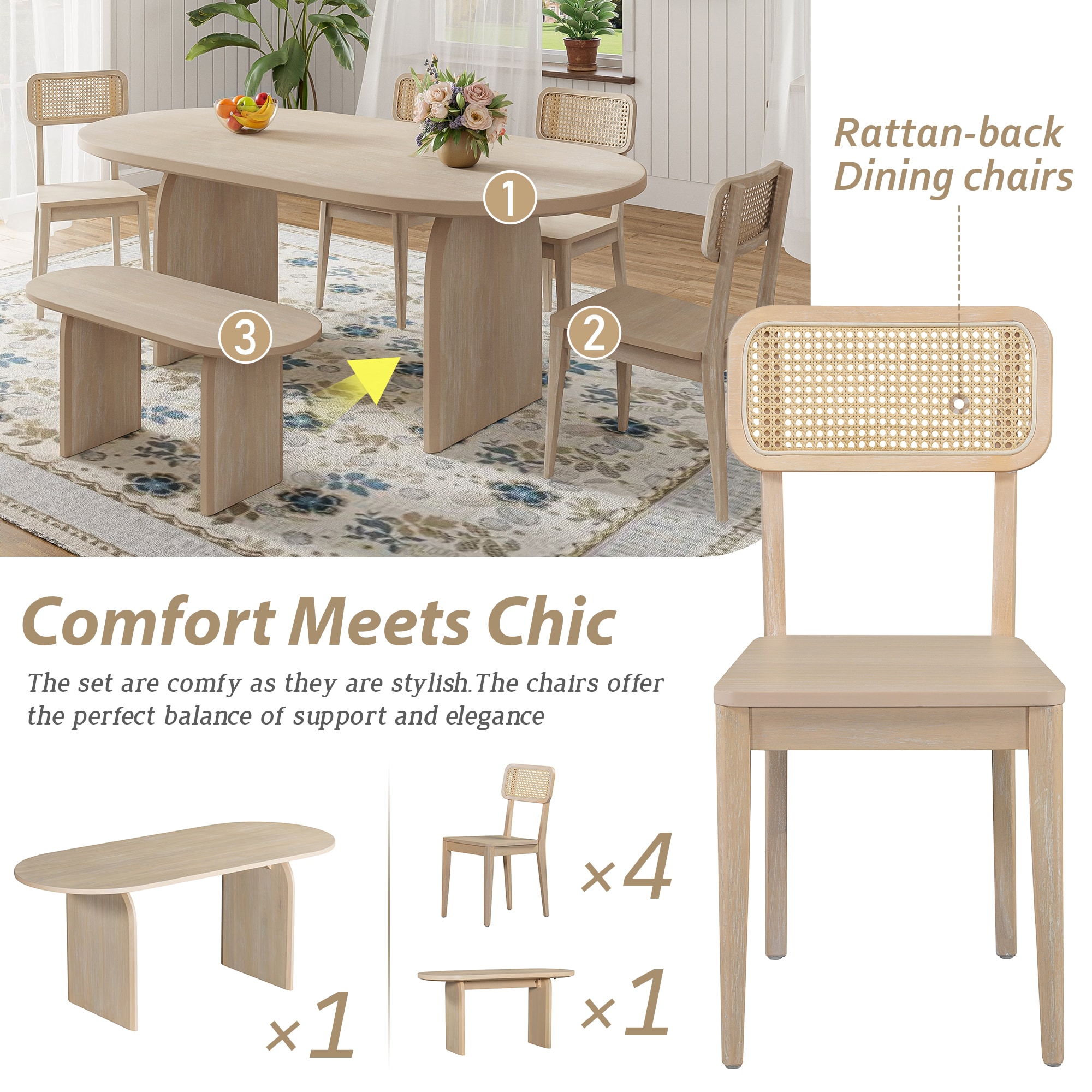 Bybafun YA0100296 Dining-Sets - View #10