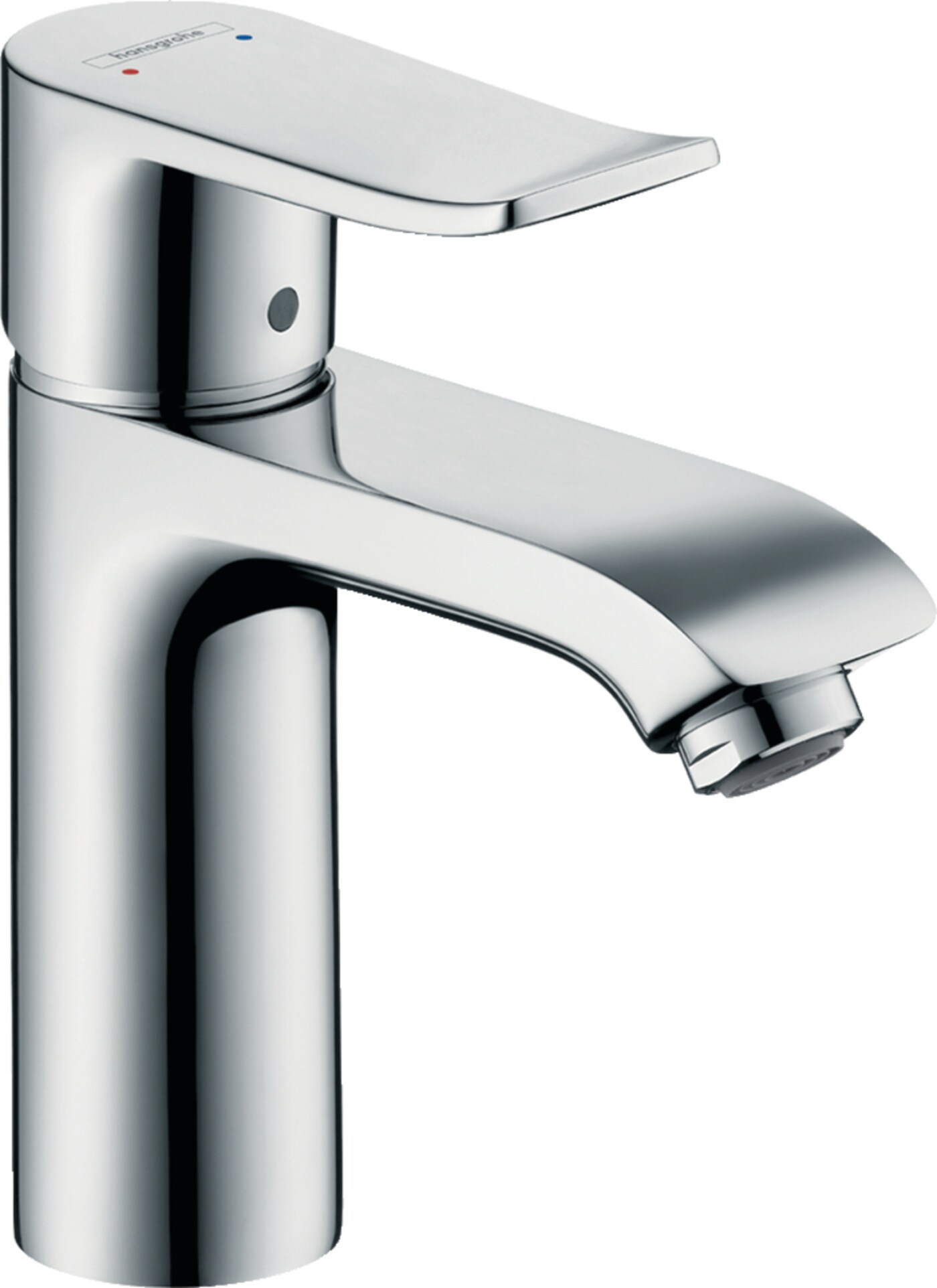Hansgrohe Metris Chrome 1-handle Single Hole Low-arc Bathroom Sink Faucet  with Drain in the Bathroom Sink Faucets department at Lowes.com