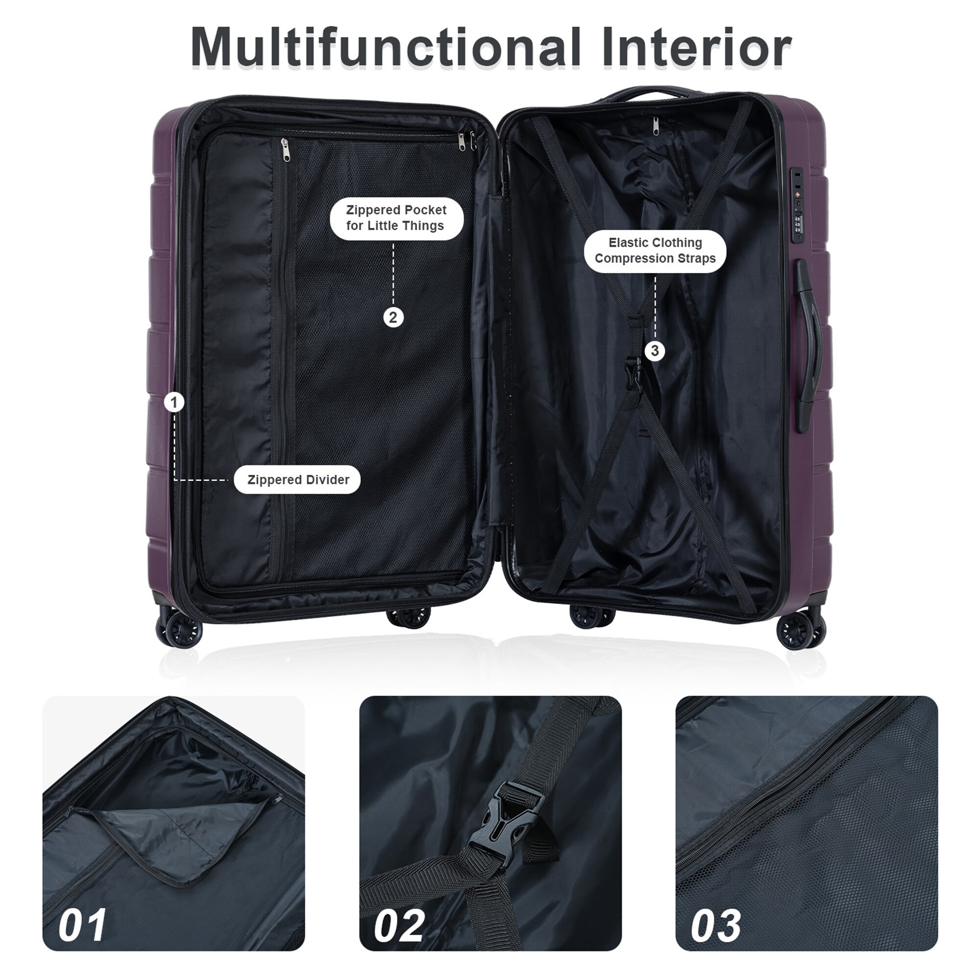 SINOFURN SYD9300003PP Luggage-And-Luggage-Sets - View #3