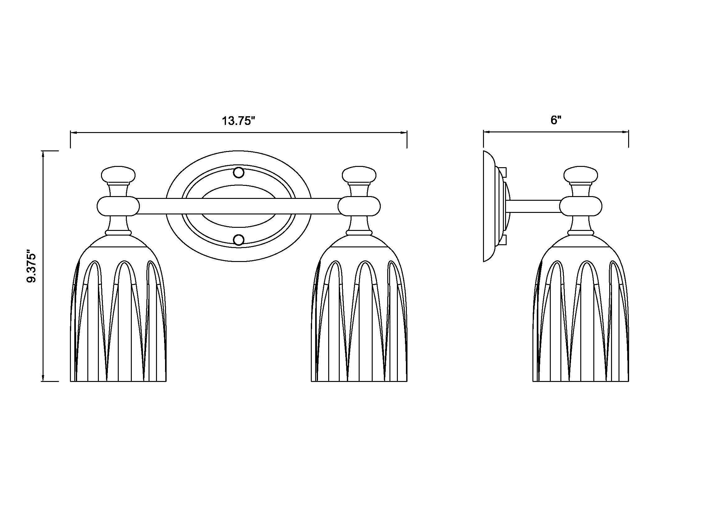 Z-Lite 1102-2V-BN b089995 - View #8