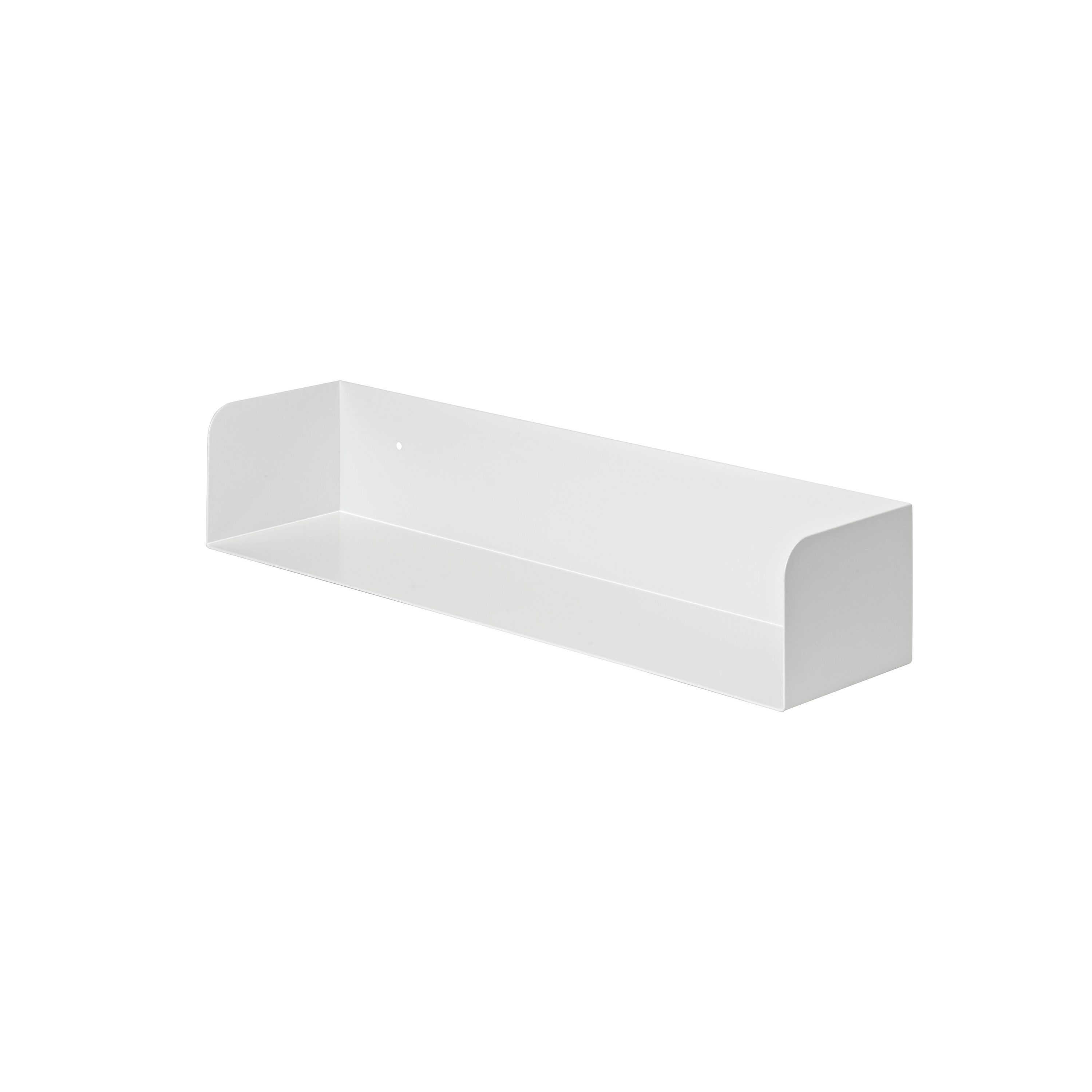 DOLLE 114767 23.6-Inches L x 5.9-Inches D x 4.5-Inches H White Metal Rectangular Floating shelf
