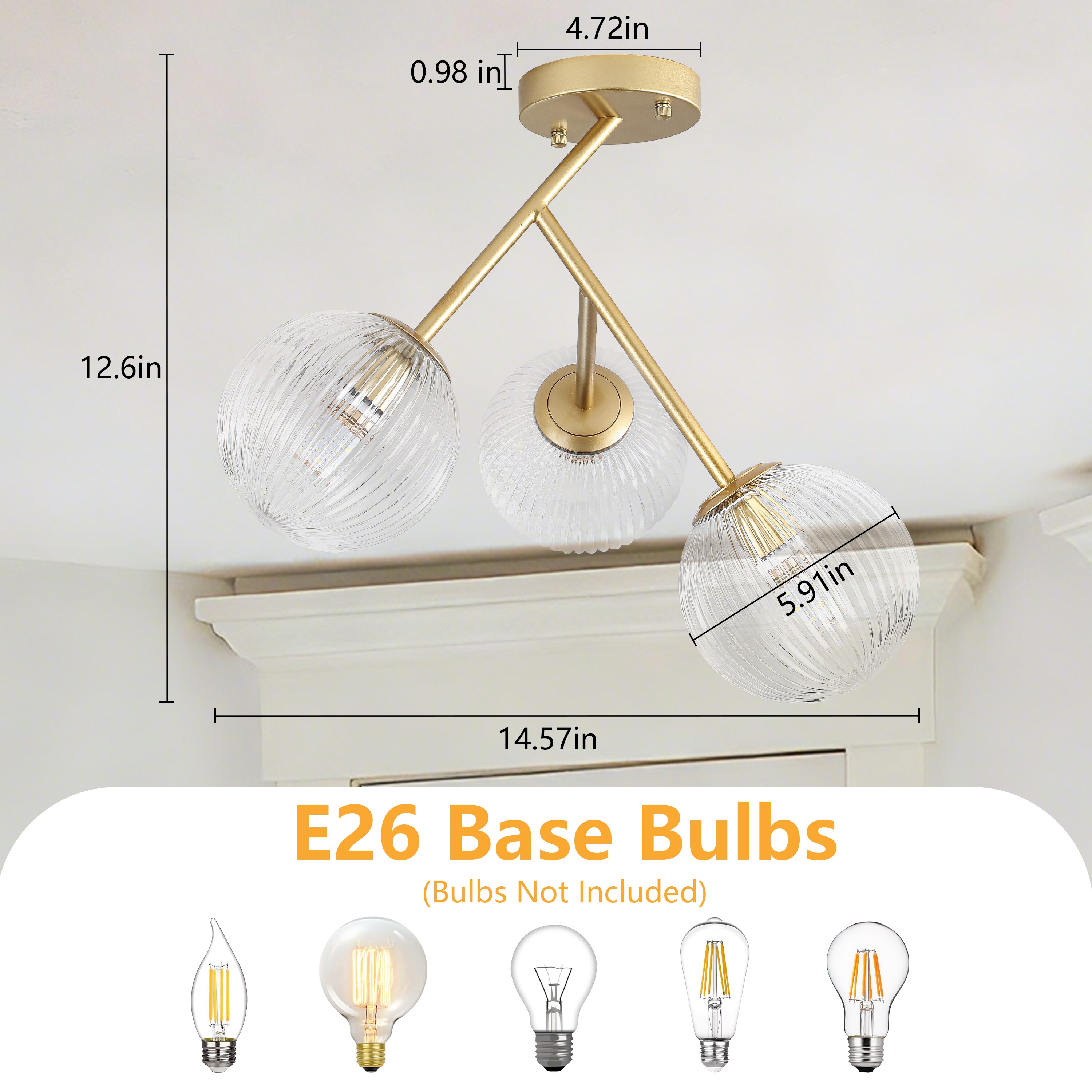 GZJunYo G-175-G flushmounts - View #7