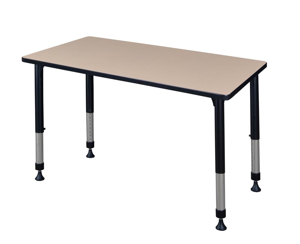 Regency MT4830BEAPBK Classroom Tables Off-white 4-Person Training Table (48-in W x 34-in H)