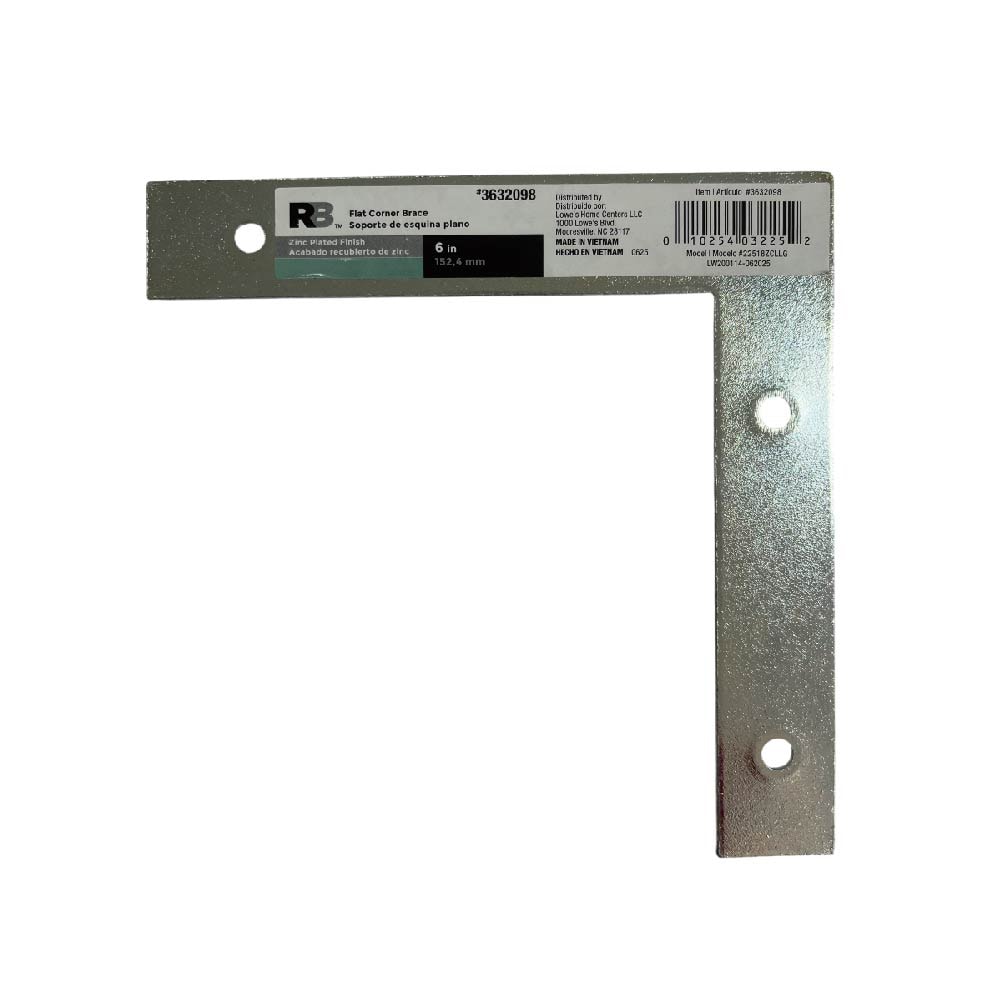 RELIABILT 22518ZCLLG Mending-Plates-Brackets-Braces - View #4