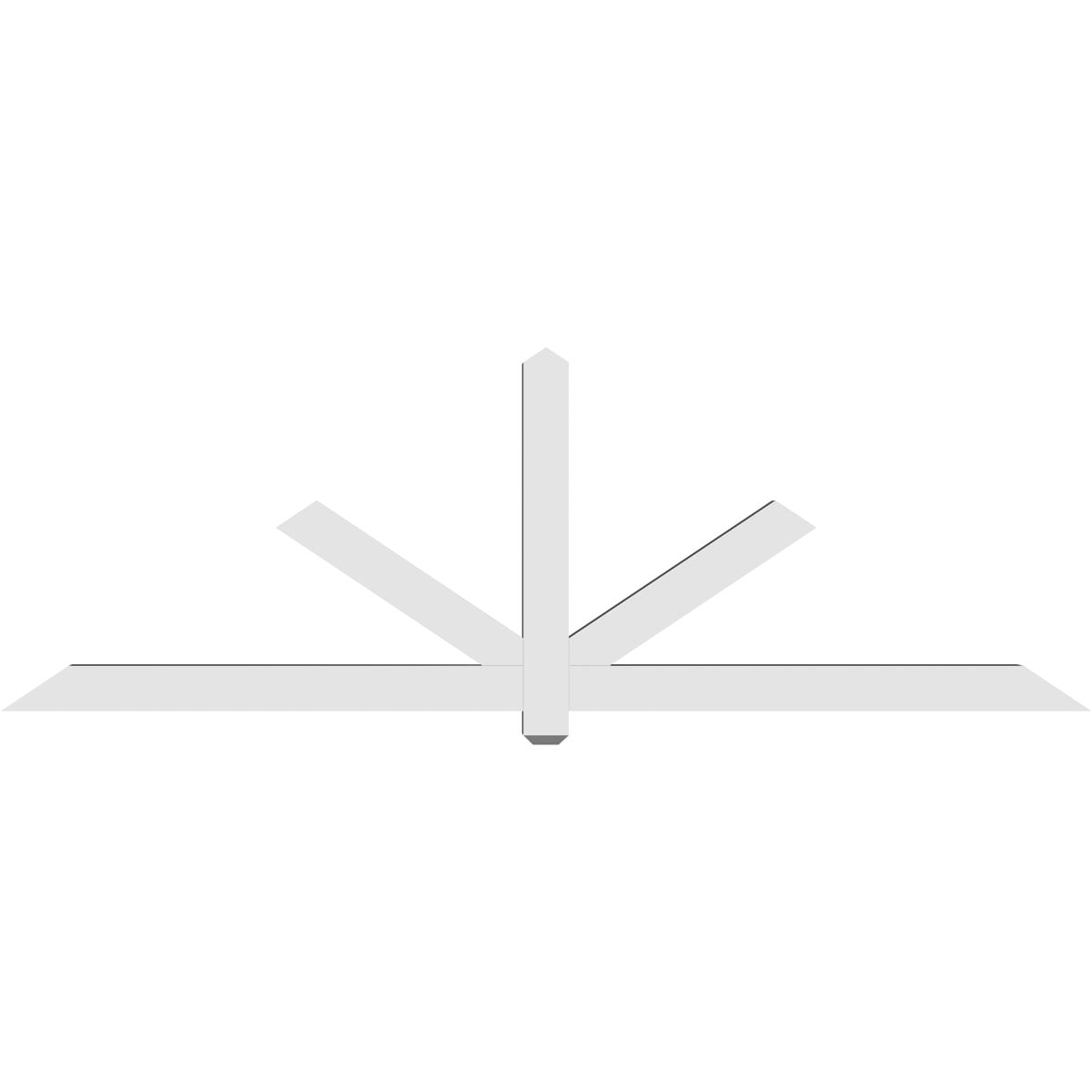 Ekena Millwork GBP096X32X0404KEN00 Exterior-Brackets-Braces - View #4
