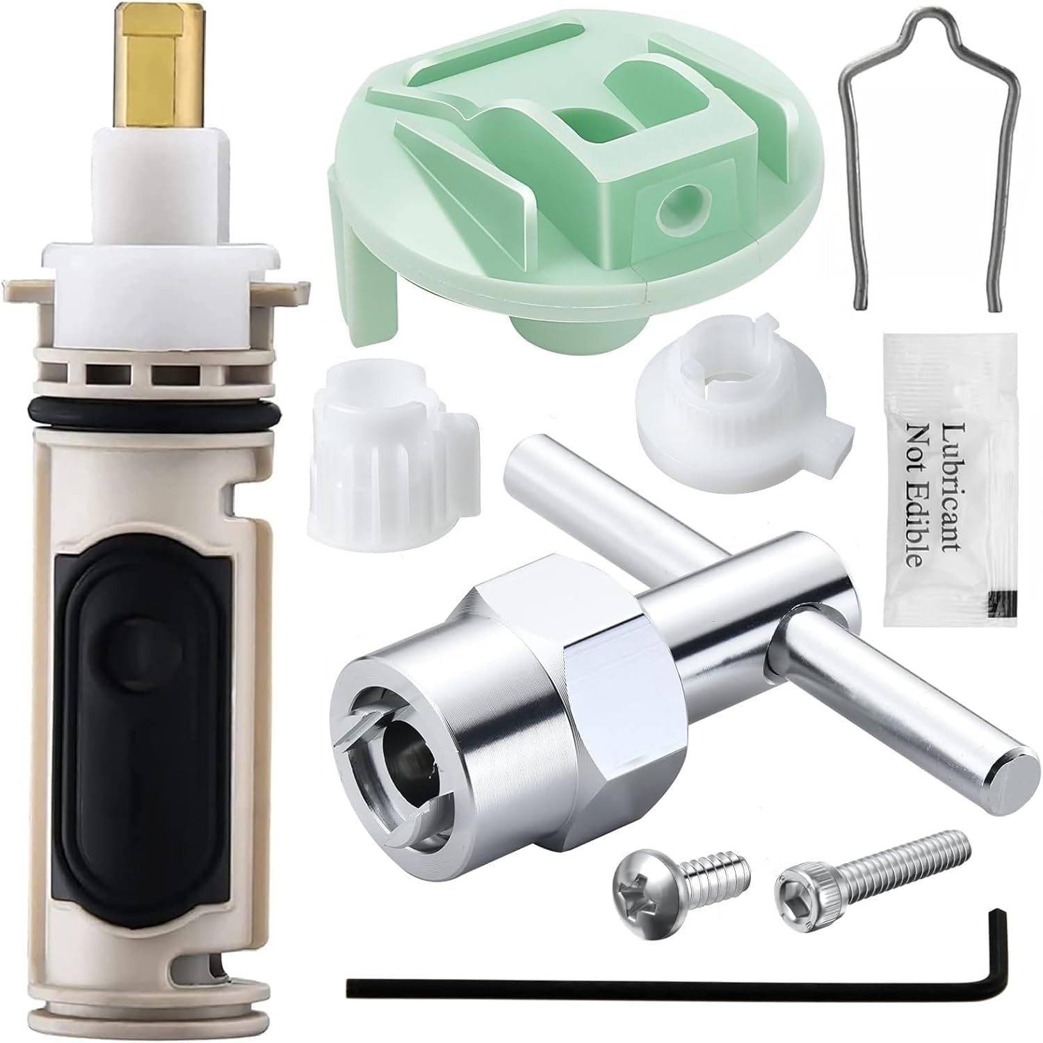 Yichuhaoxi 1222 Cartridge Kit for Single Handle Shower Valve includes ...