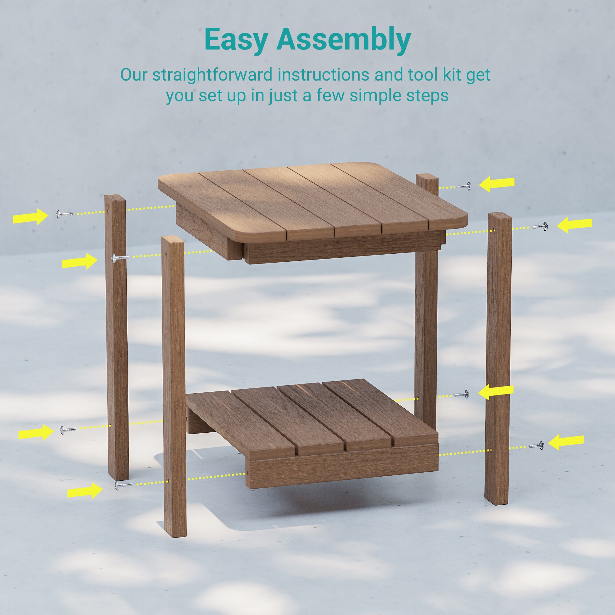 ACEGOSES LW-ET-18-TK Patio-Tables - View #5