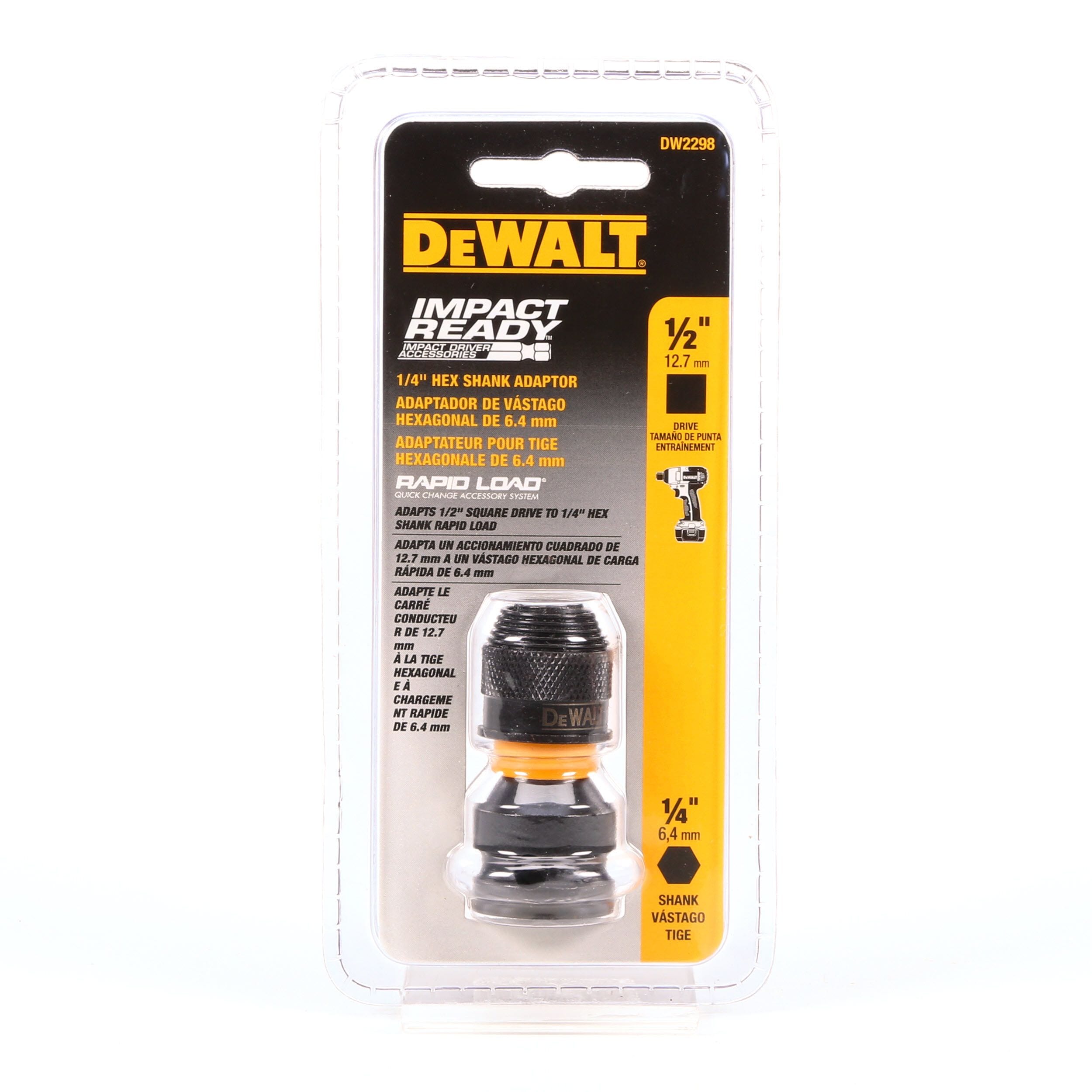 DEWALT 1/4-in to 1/2-in Adapter in the Adapters department at Lowes.com