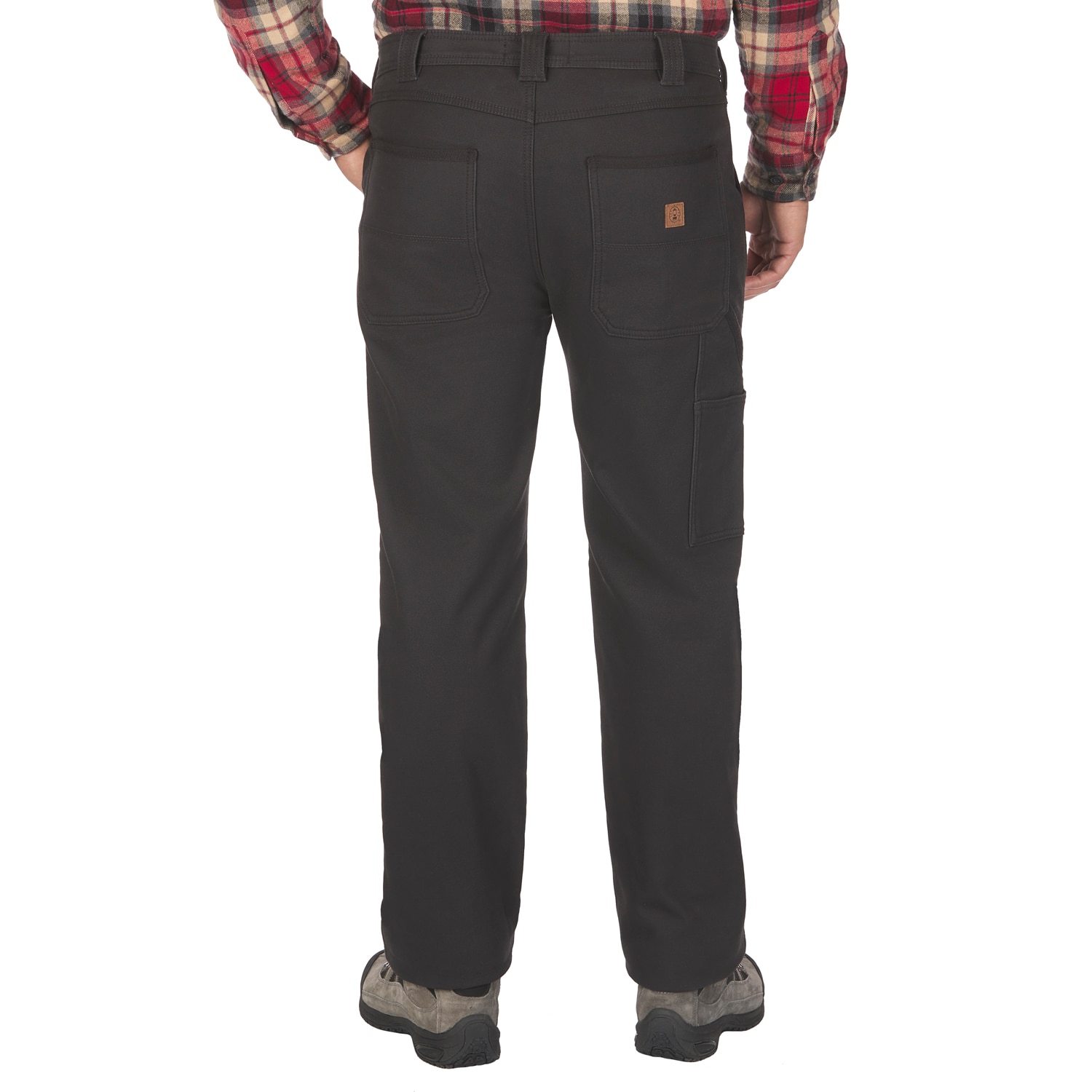Coleman Men's Utility Canvas Work Pants, 6-Pocket, Flex Stretch Work Comfort