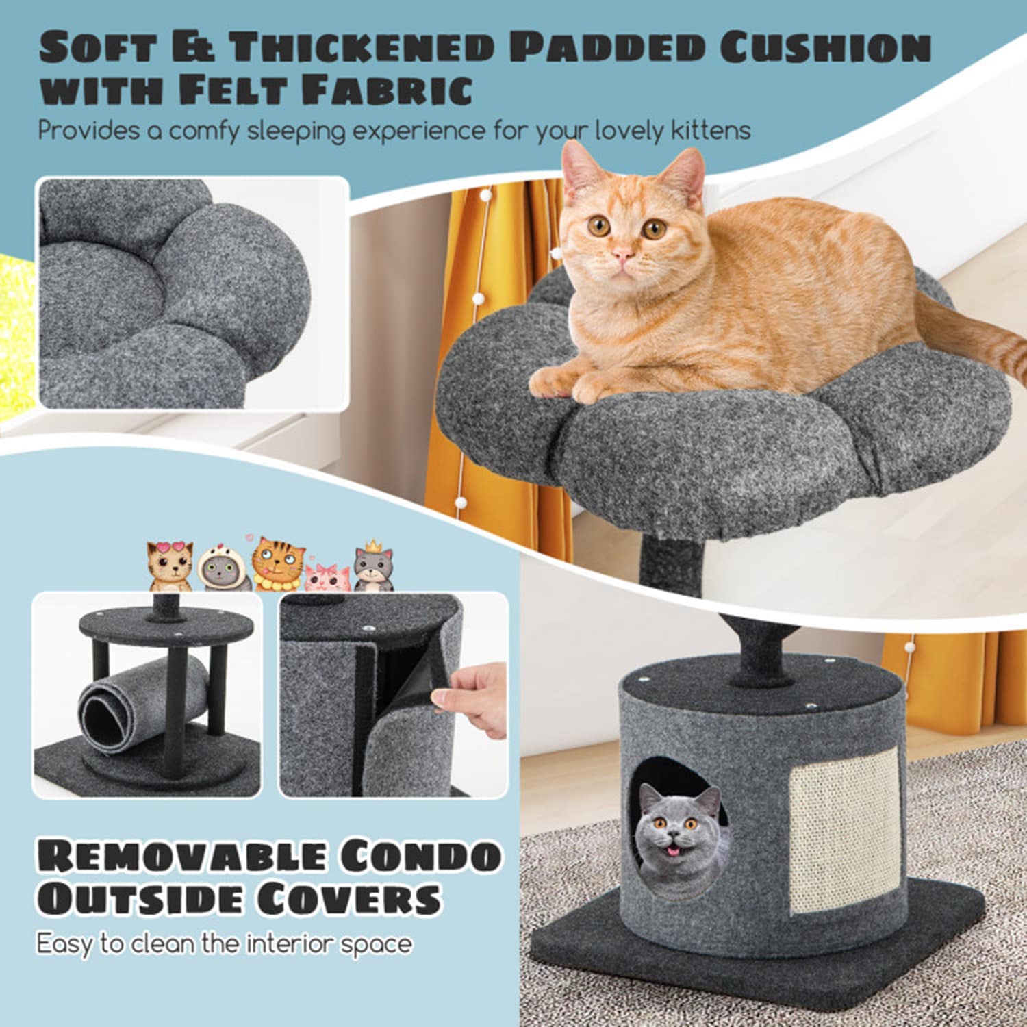 Mondawe MO-PV10103GR Cat-Trees - View #7