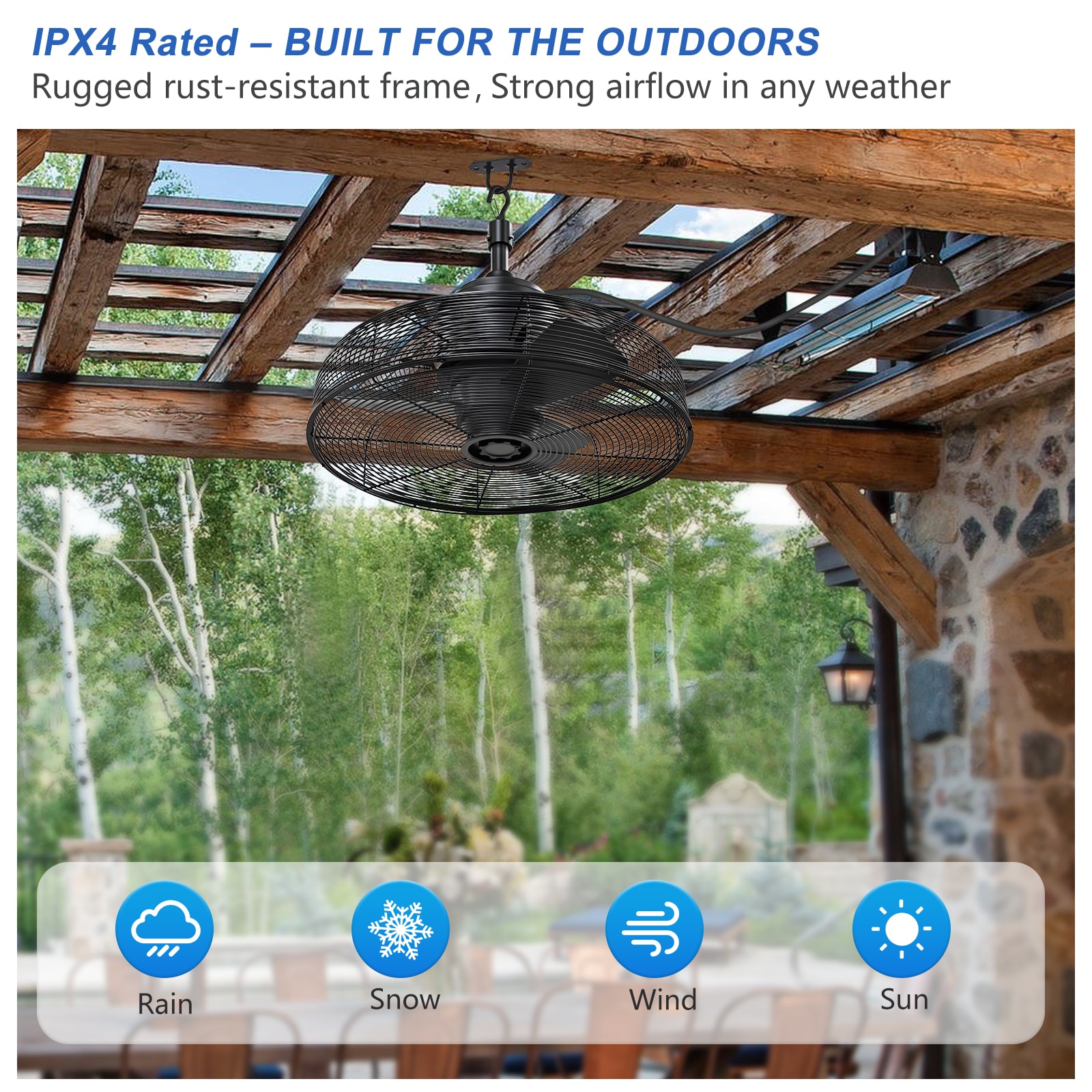 Breezary 36001-BK Ceiling-Fans - View #8