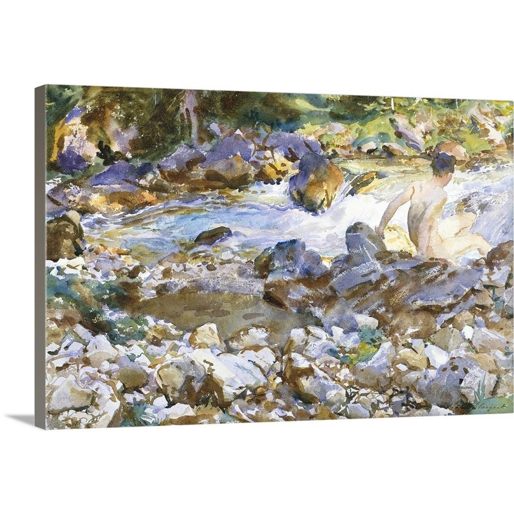 GreatBigCanvas 2467253-24-36X24 24-in H x 36-in W Abstract Print on Canvas