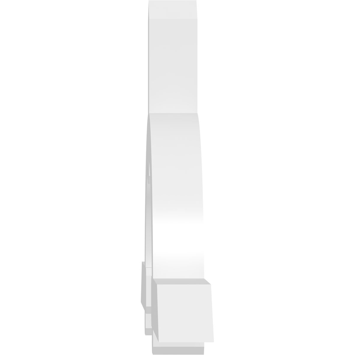 Ekena Millwork GBP096X40X0606ERI00 Exterior-Brackets-Braces - View #3