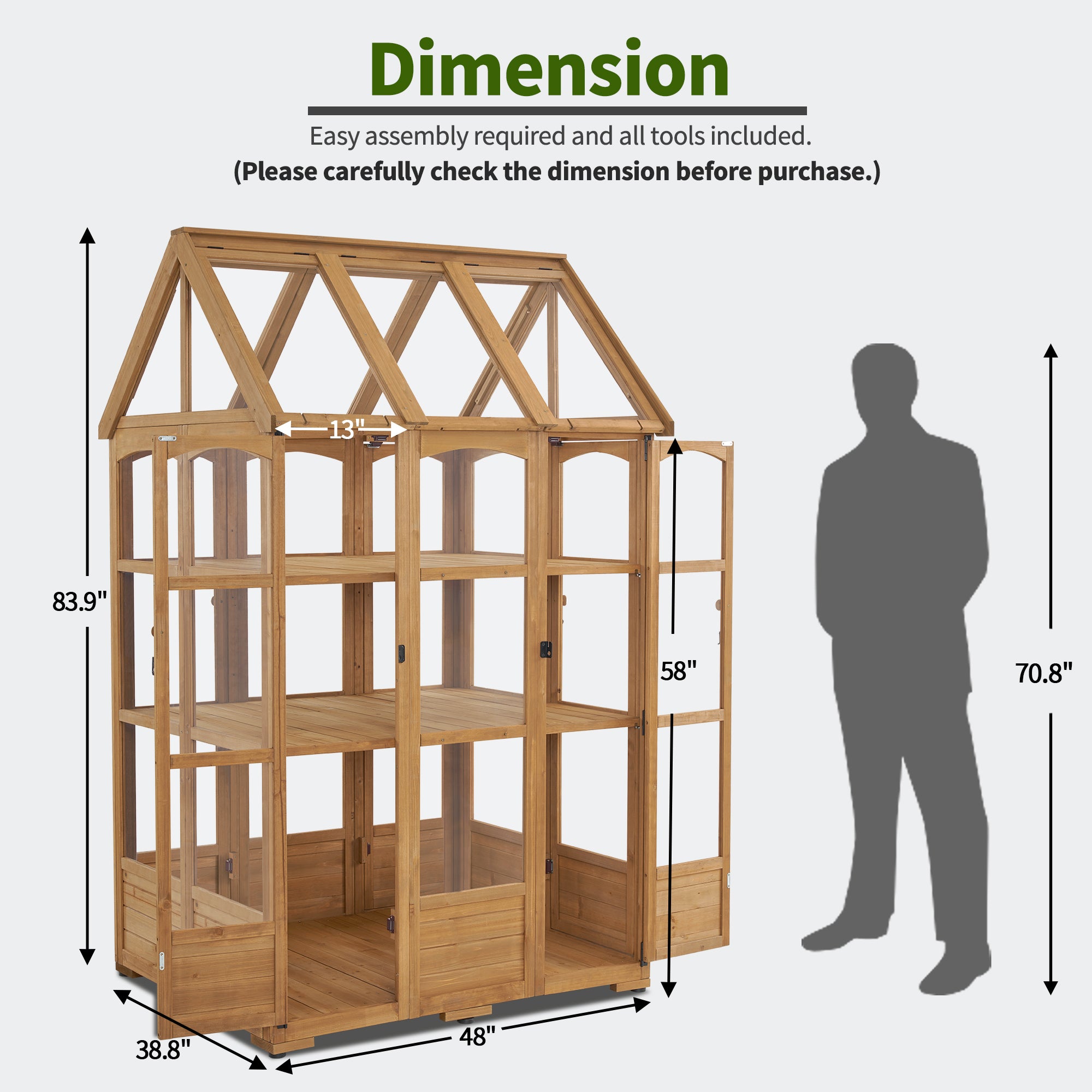 MCombo 6057-0851DE greenhouses - View #4