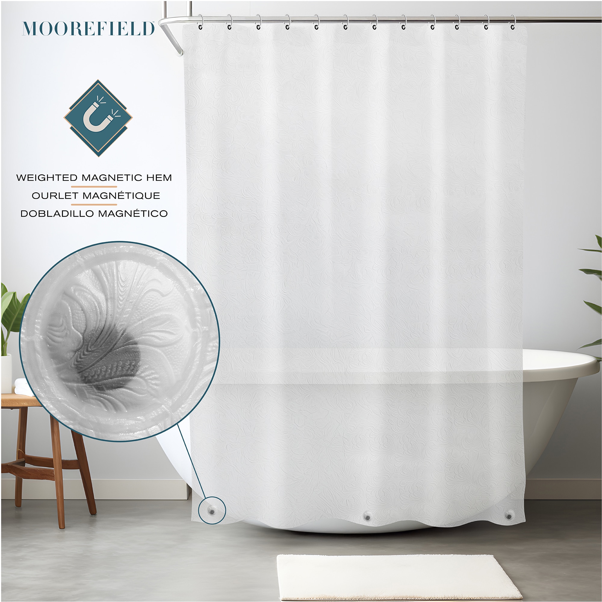 Moorefield LS422FCL Shower-Curtains-Liners - View #4