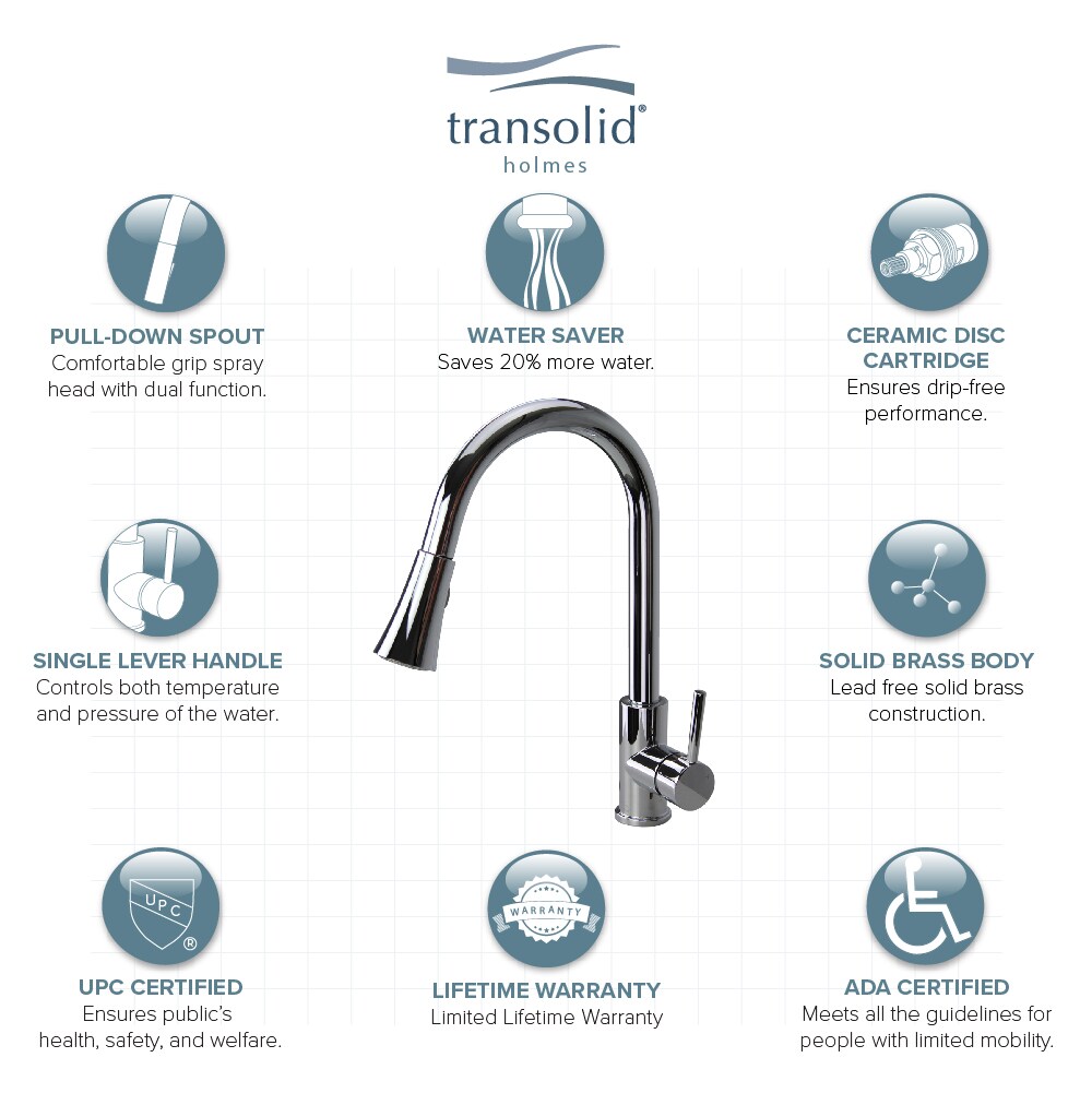Transolid T3580-PC Kitchen-Faucets - View #3