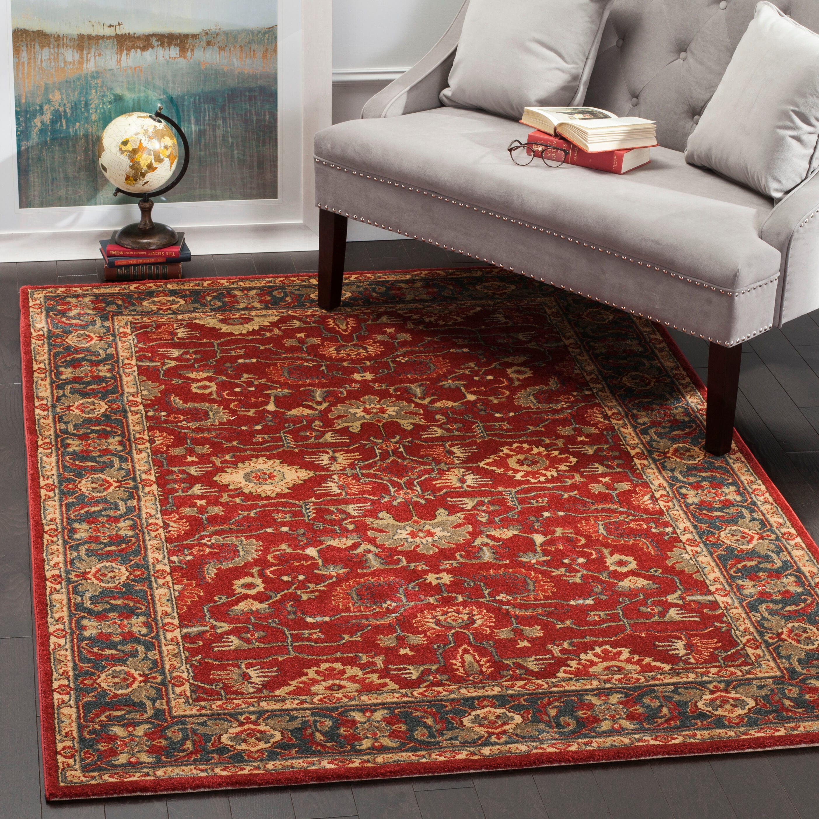 Capel Regal 3366-565 Persian Red Ivory Closeout Area Rug - Rugs A