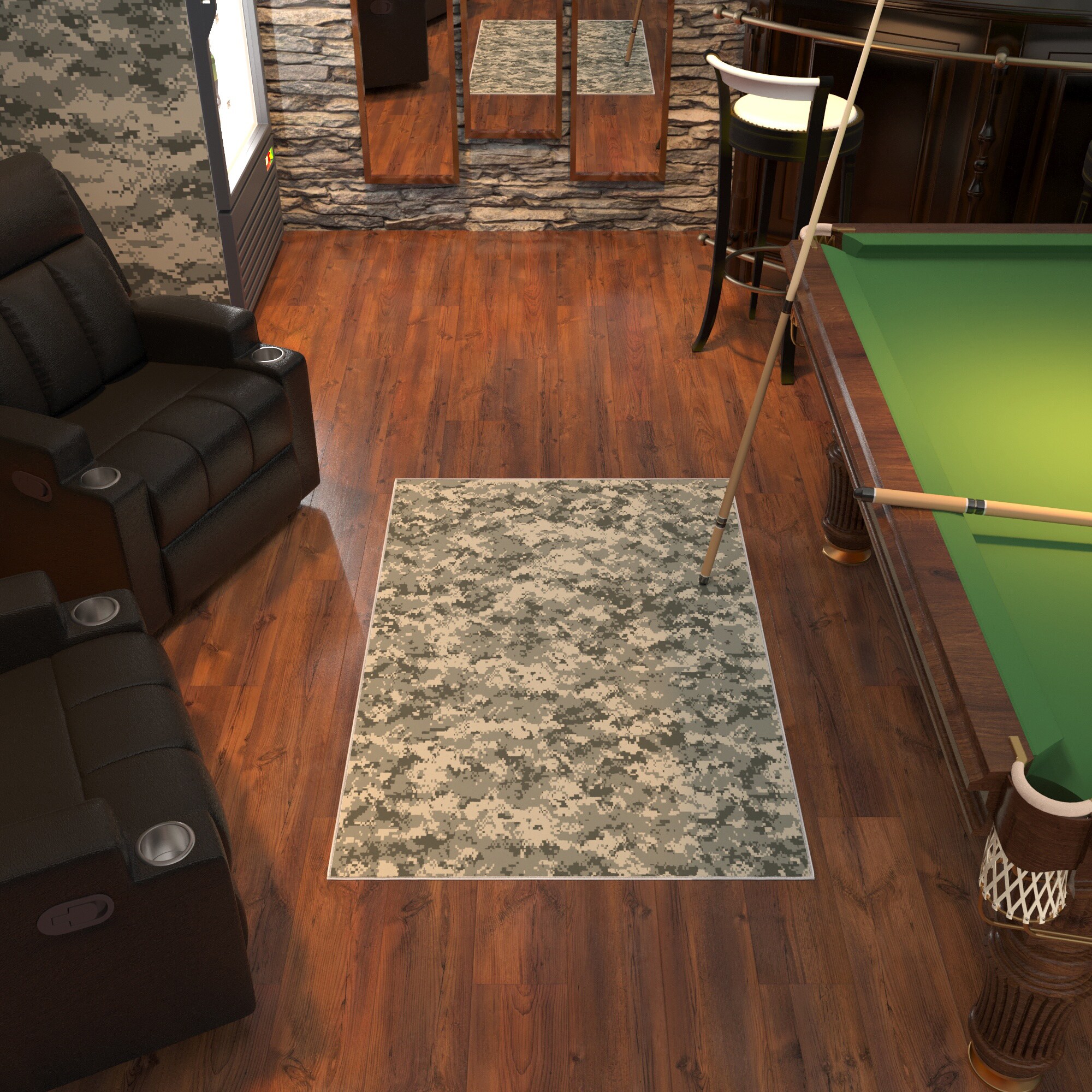 Ottomanson ARMY101-3X5 rugs - View #7