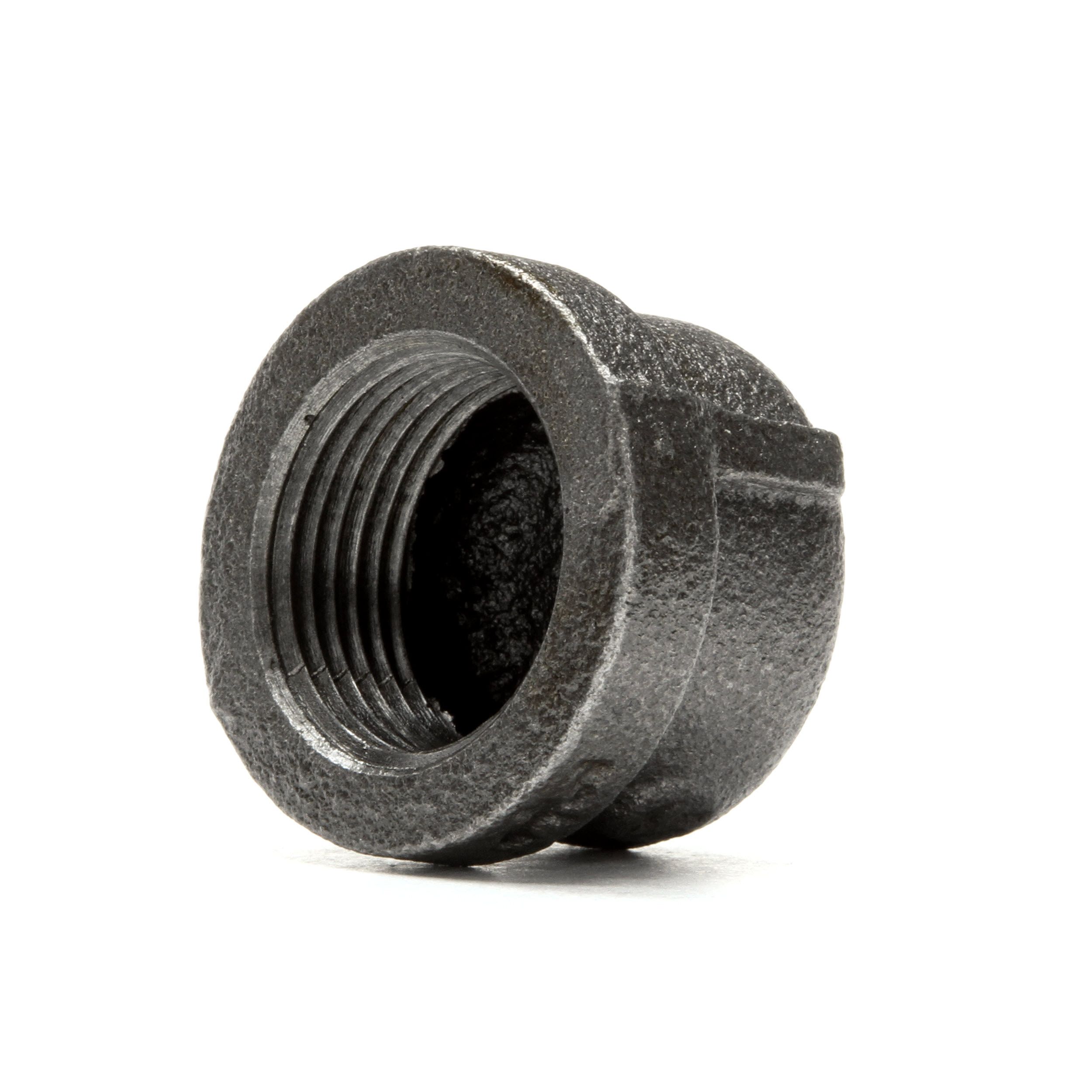 1/8 INCH BLACK IRON PIPE THREADED CAPS FITTINGS PLUMBING 6274732 LOT 25 