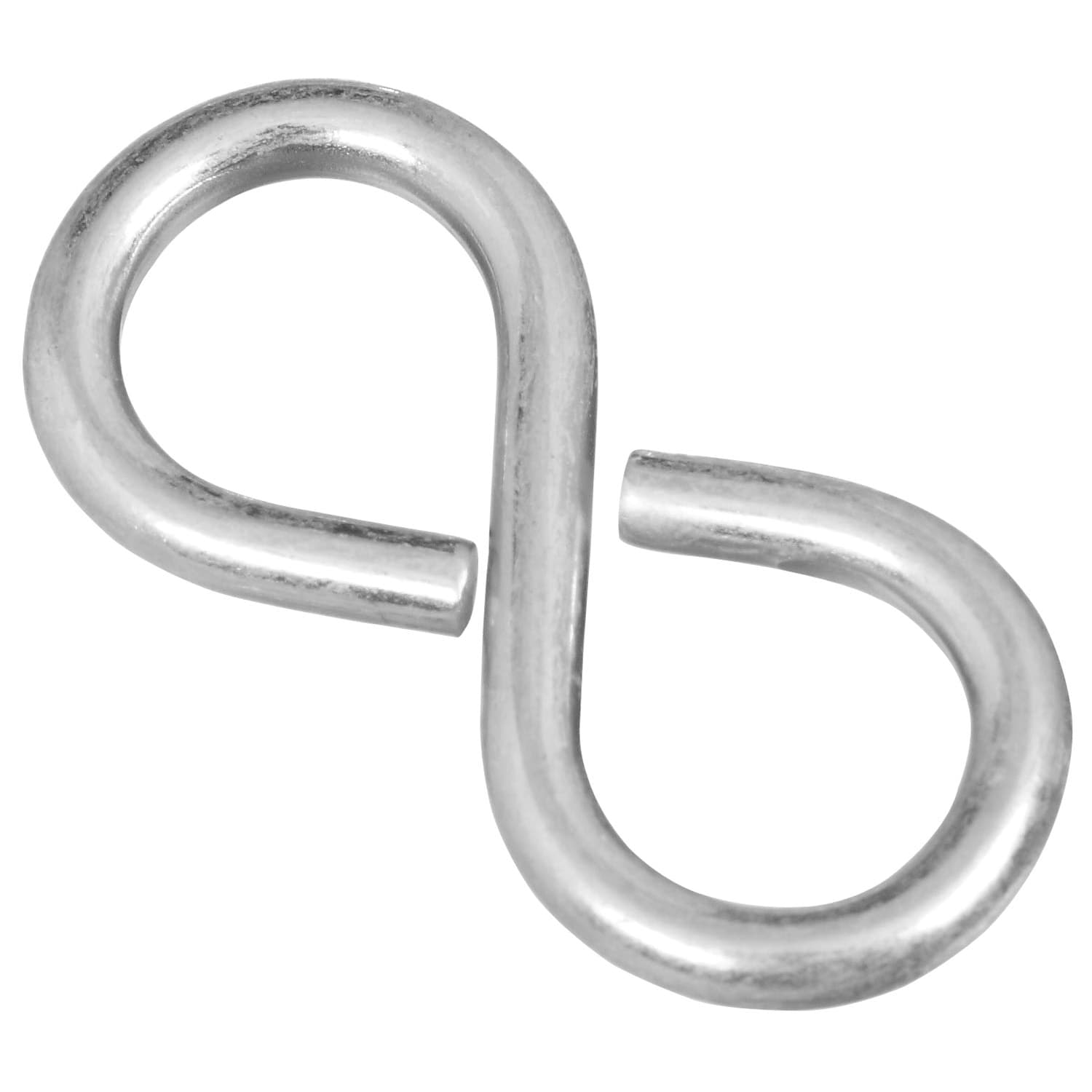 National Hardware  Small Zinc Plated Silver Steel 1 5/8 in. L Closed S Hook 1 pk