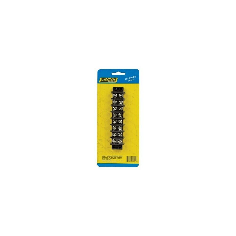  ACHR7695 Seachoice 13581 5.5 x 1.31 x 0.68 in. 12 V 30 A 8 Gang Terminal Block