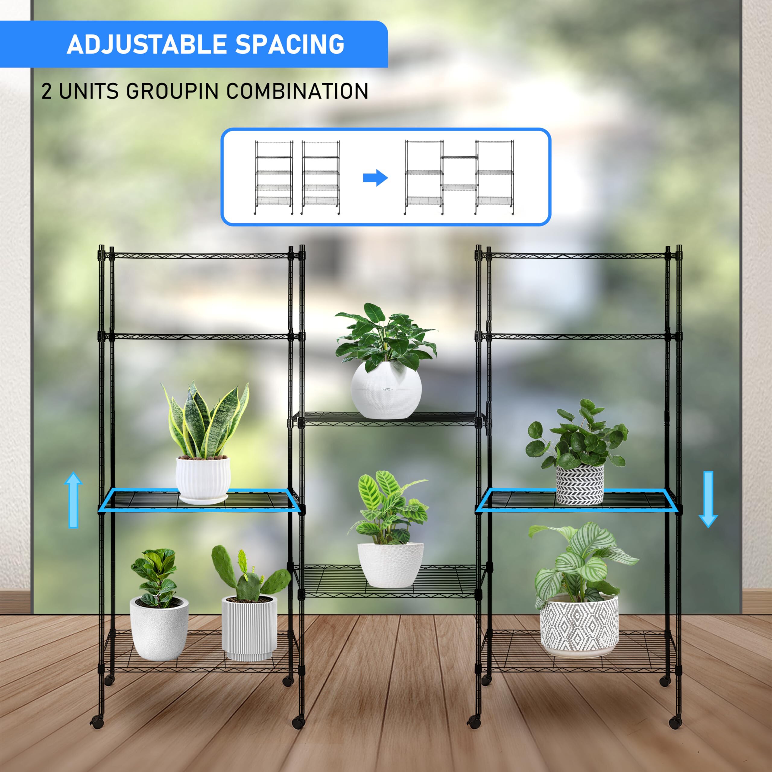 Kahomvis DHS-QPHK-003C Free-Standing-Shelving - View #4
