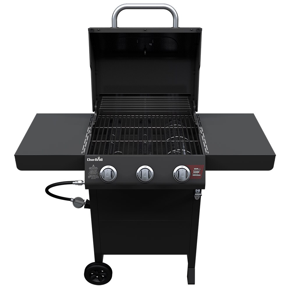 Char-Broil Black 3-Burner Liquid Propane Gas Grill