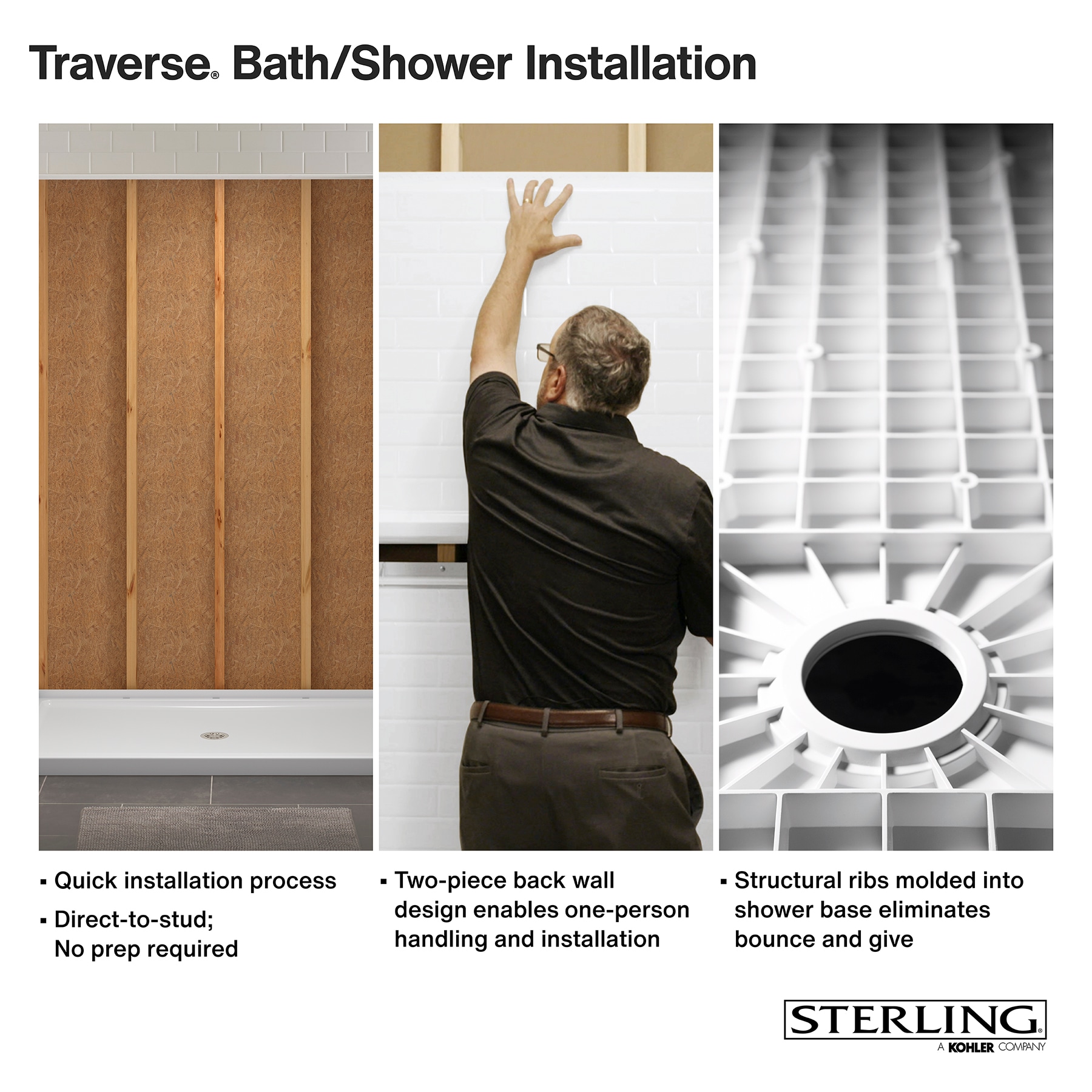 Sterling 71524800-0 Bathtub-Wall-Surrounds - View #8