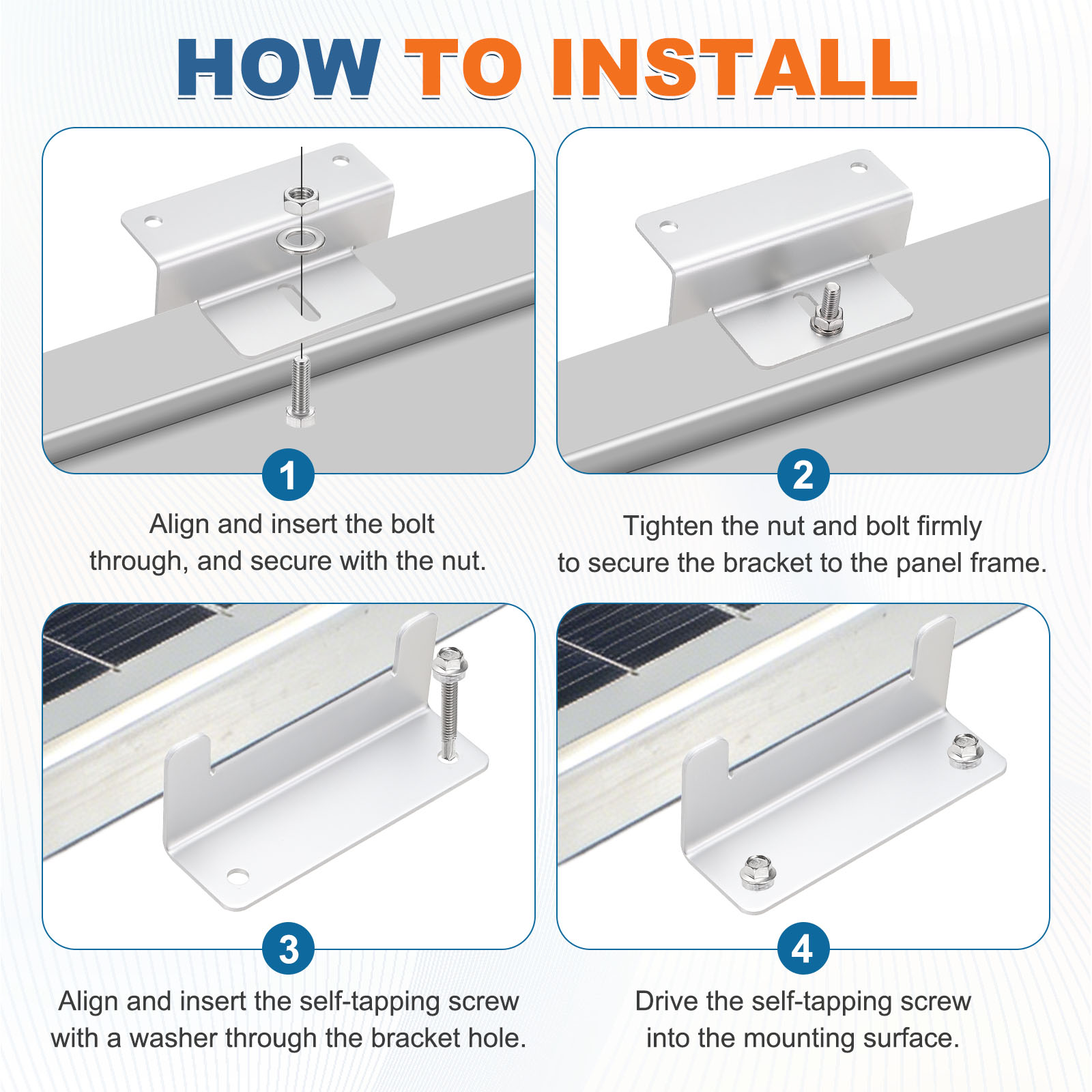 Unique Bargains S26061200UX7165 Solar-Mounting-Acc - View #5