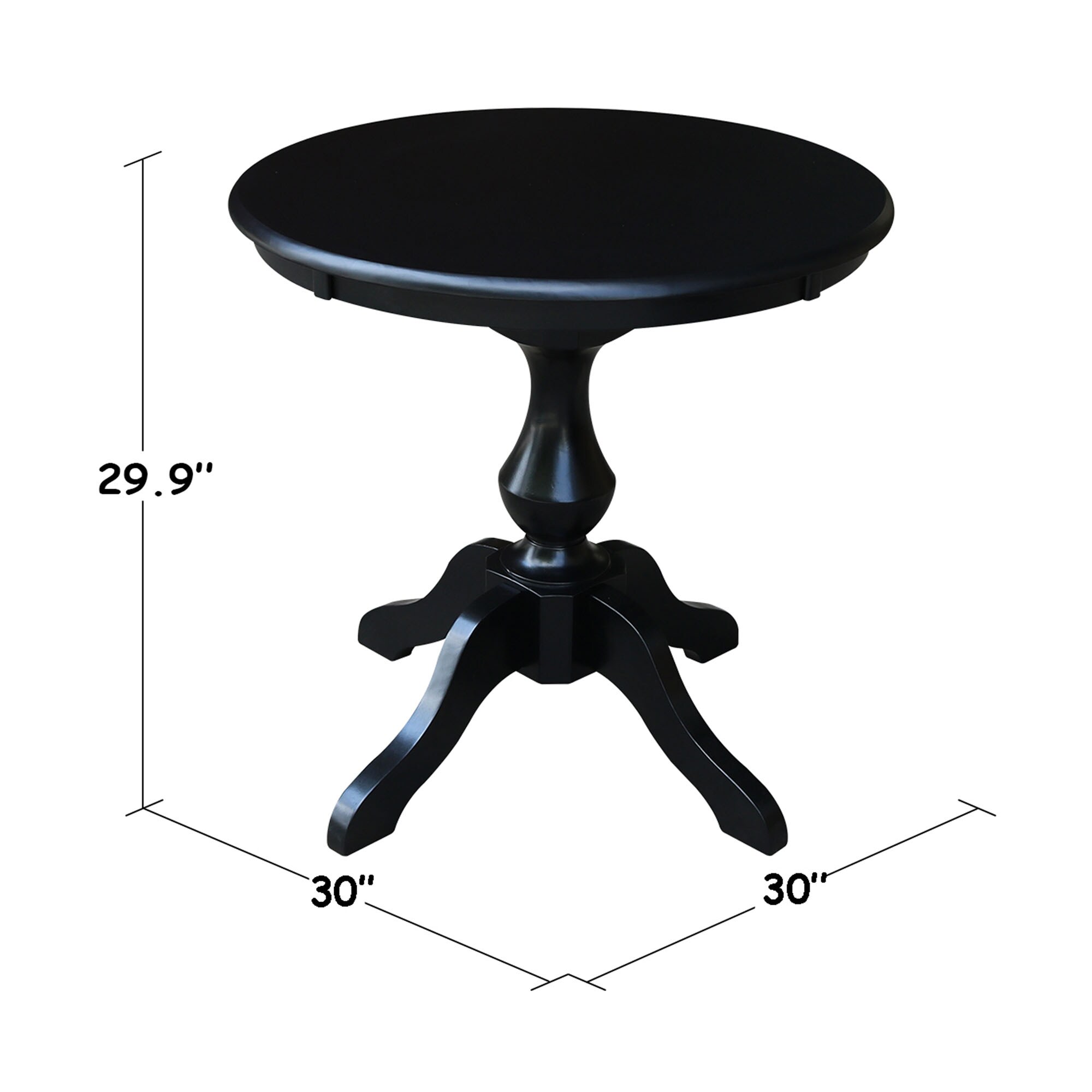 International Concepts K46-30RT-11B Dining-Tables - View #4