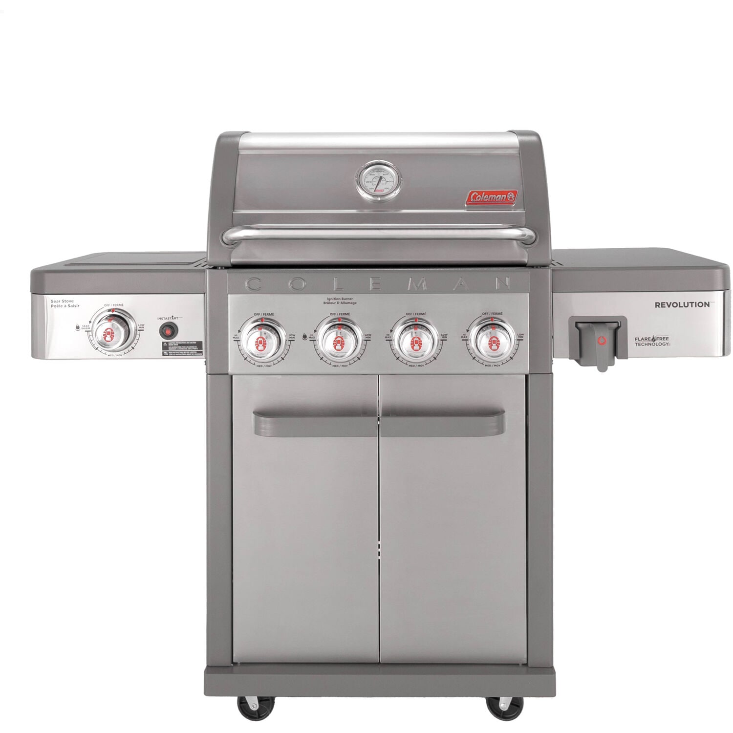 Coleman Stainless Steel Liquid Propane and Natural Gas Grill RV-401BBQ Sansujyuku sansujyuku.com