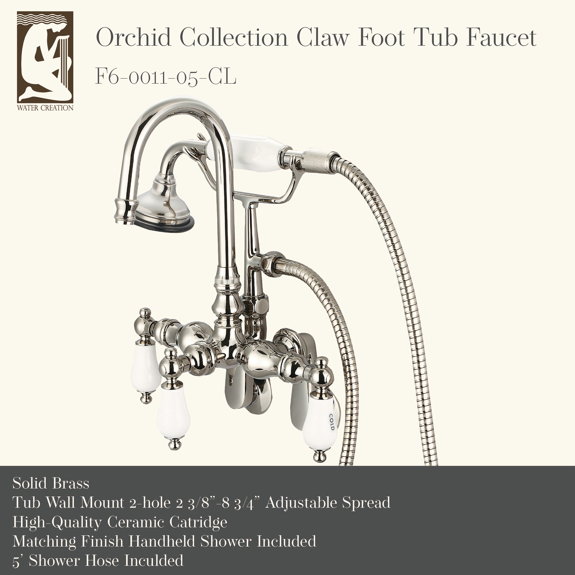 Water Creation F6-0011-05-CL Roman-Tub-Faucets - View #3