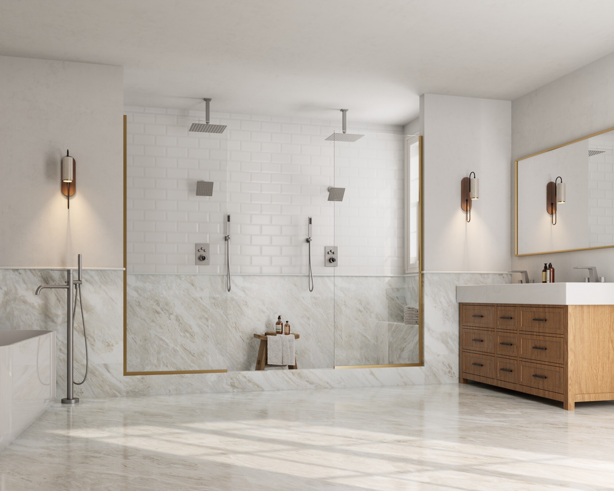 GRANDJOY SFS-1067-NK12 Showerhead-Bar-Panels - View #10