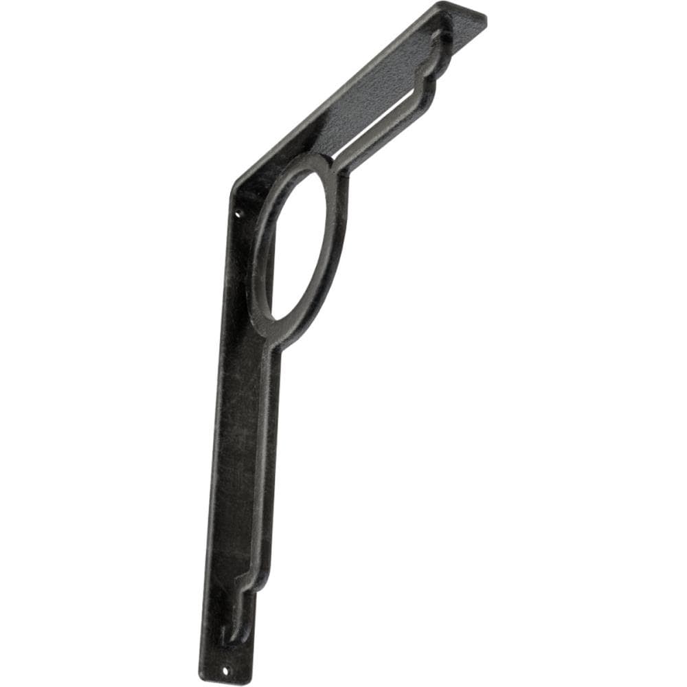 Ekena Millwork BKTM01X10X12SMAASV Maria 10-in x 1.5-in x 12-in Gray Wrought iron Mounting bracket