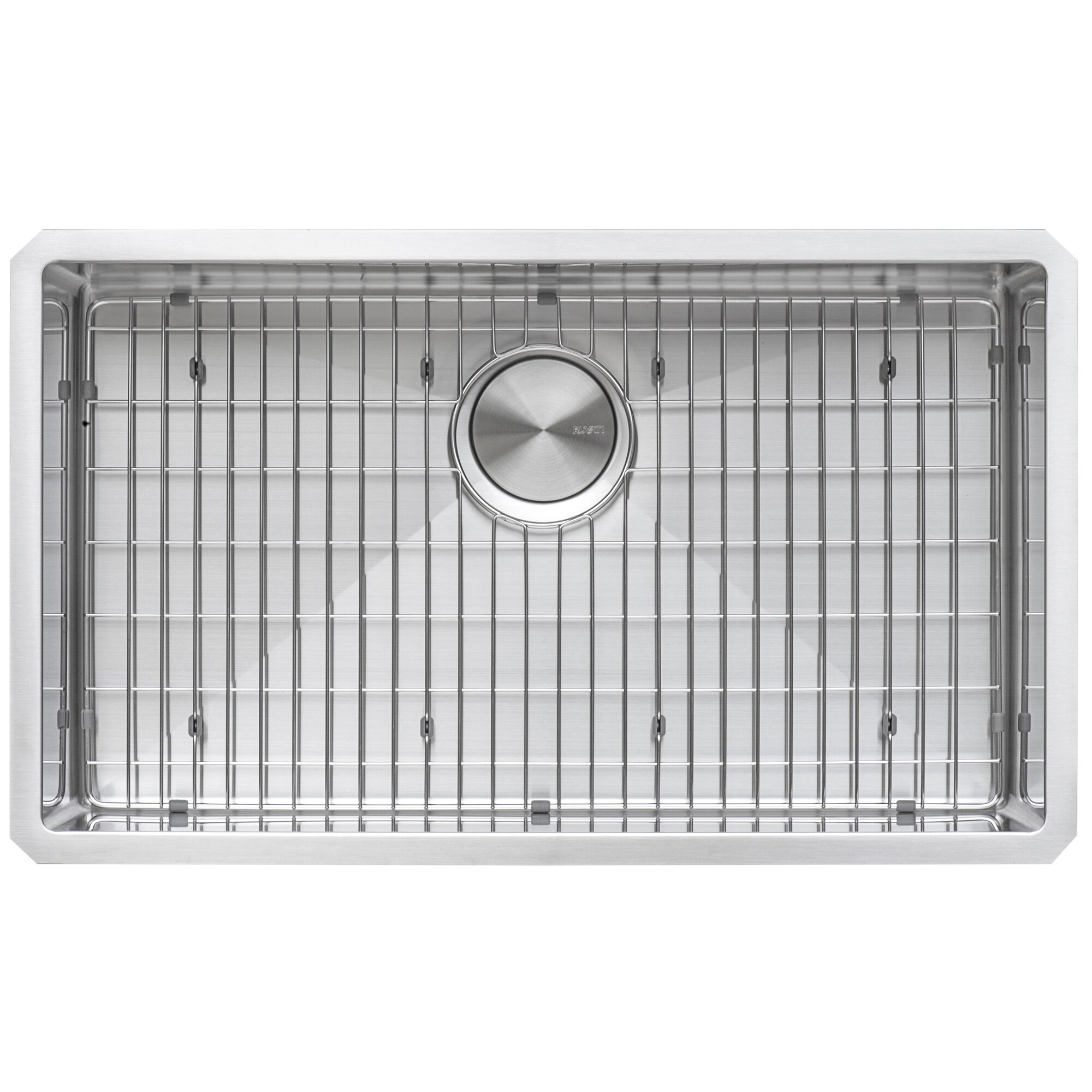 Ruvati Gravena Undermount 30-in x 18-in Stainless Steel Single Bowl Kitchen Sink
