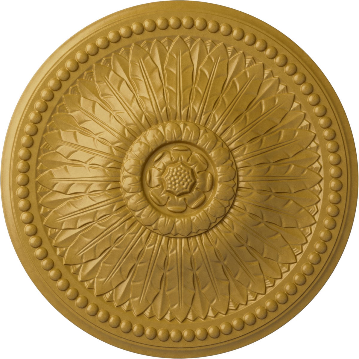 Ekena Millwork CM29SPIGS Springtime 29.375-in W x 29.375-in L Iridescent Gold Polyurethane Ceiling Medallion