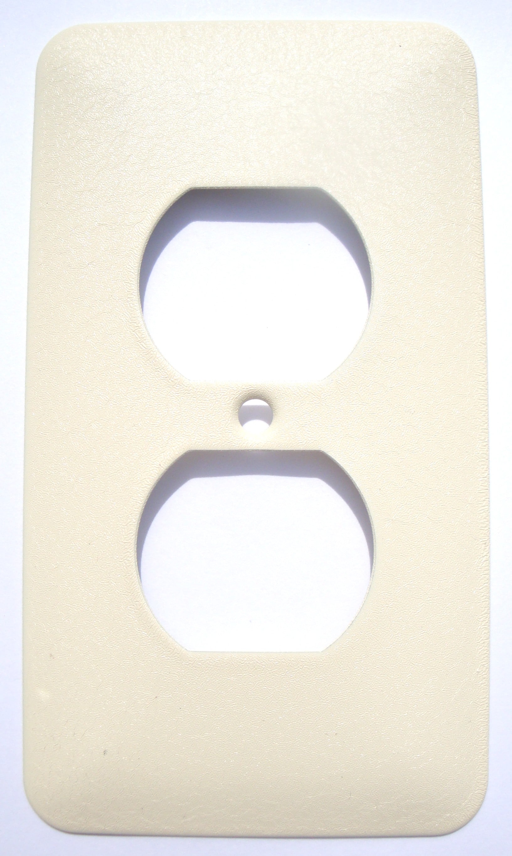 Mulberry 79101 1 -Gang Midsize Size Ivory Metal Indoor Duplex Wall Plate