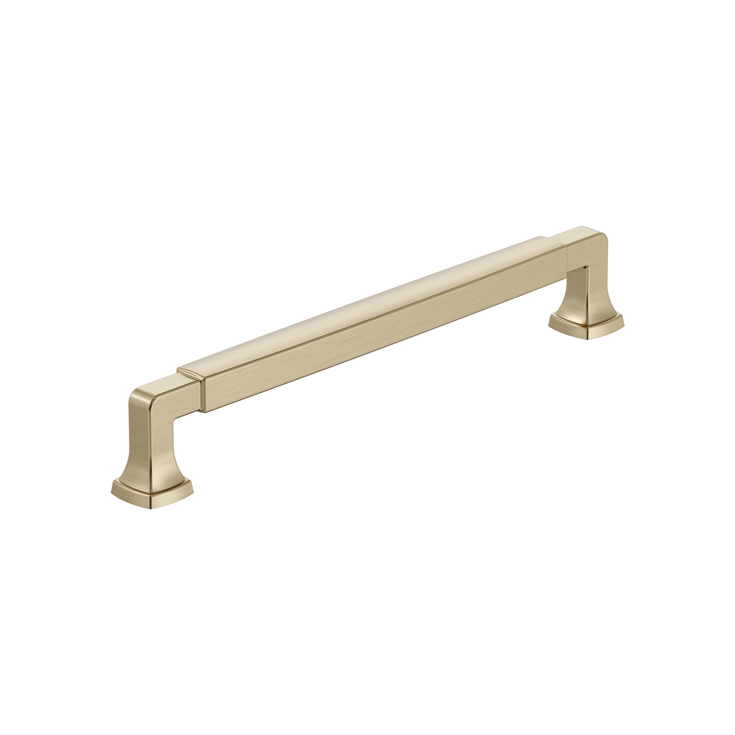 Amerock BP55510BBZ Stature 7-9/16-in , 192mm Center to Center Golden Champagne Rectangular Bar