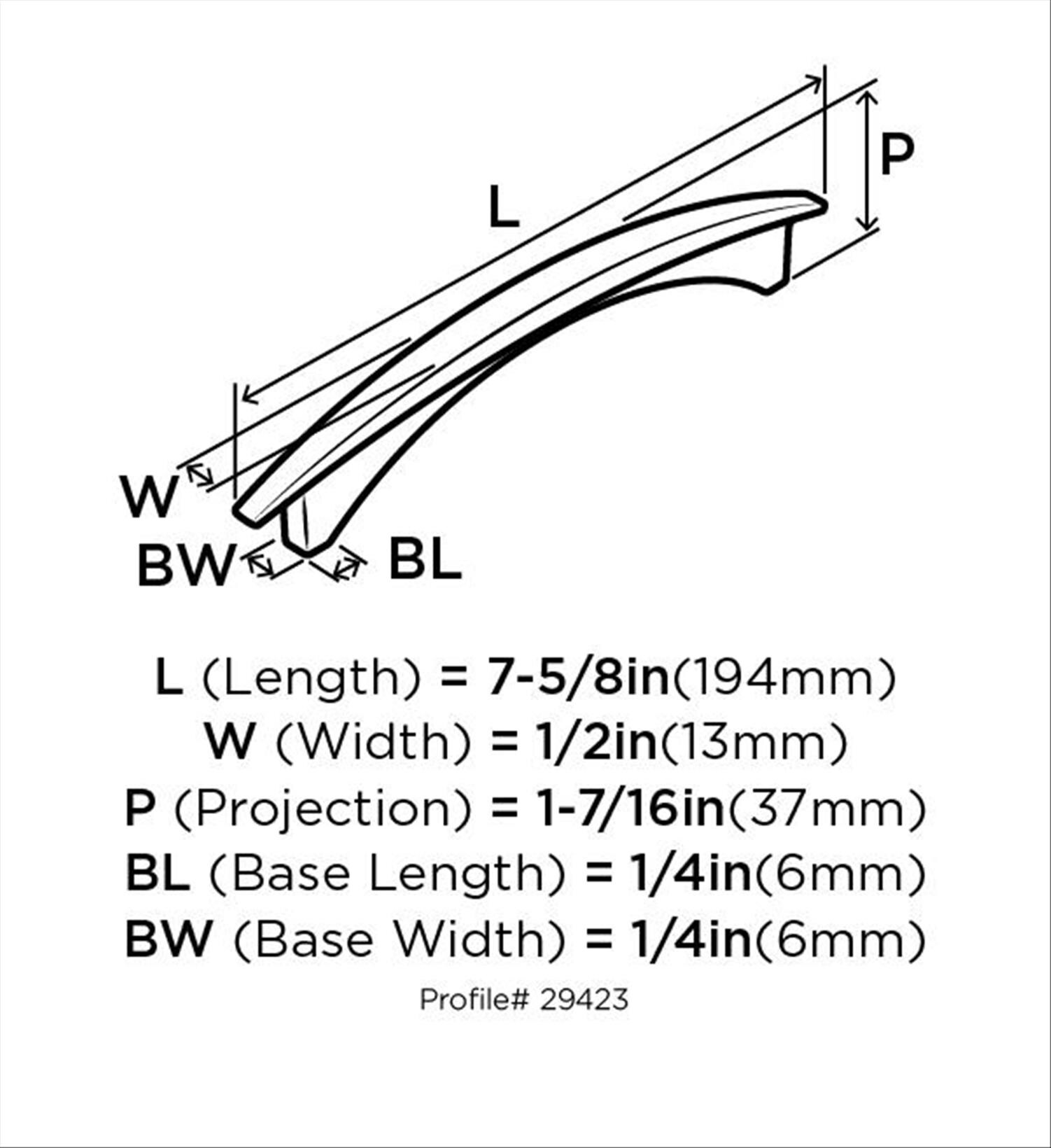 Amerock BP29423G10 Cabinet-Pulls - View #9