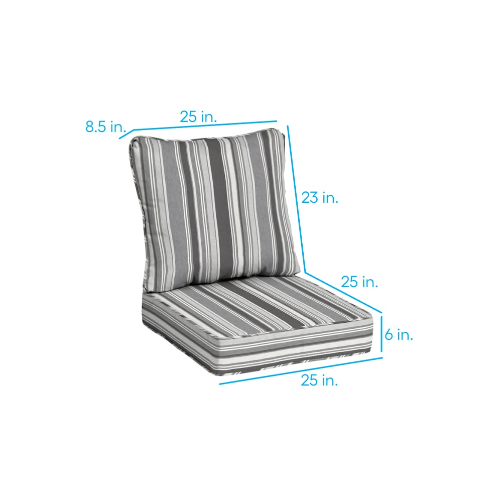 allen + roth with STAINMASTER XQ01A02B-D9C2 Patio-Furniture-Cushions - View #2
