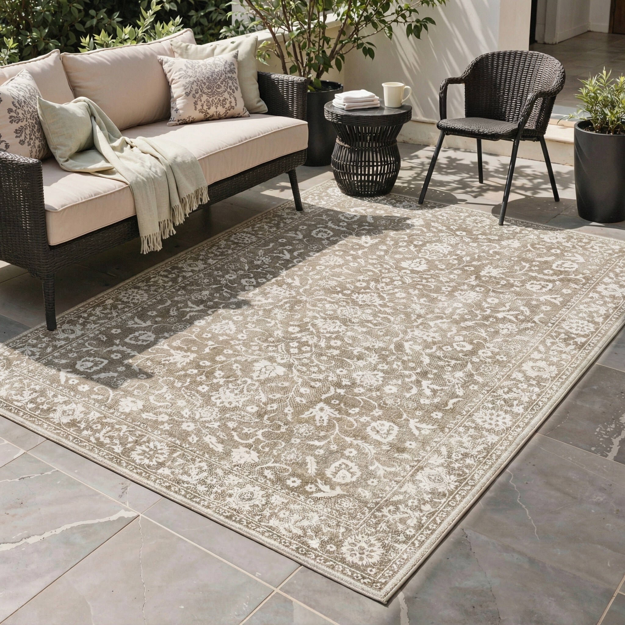 BAVNI ARP054-BROWN-9X12 rugs - View #2