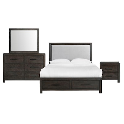 Holland Bedroom Furniture At Com, Holland 1 Drawer Full Queen Size Platform Bed In Pure Black