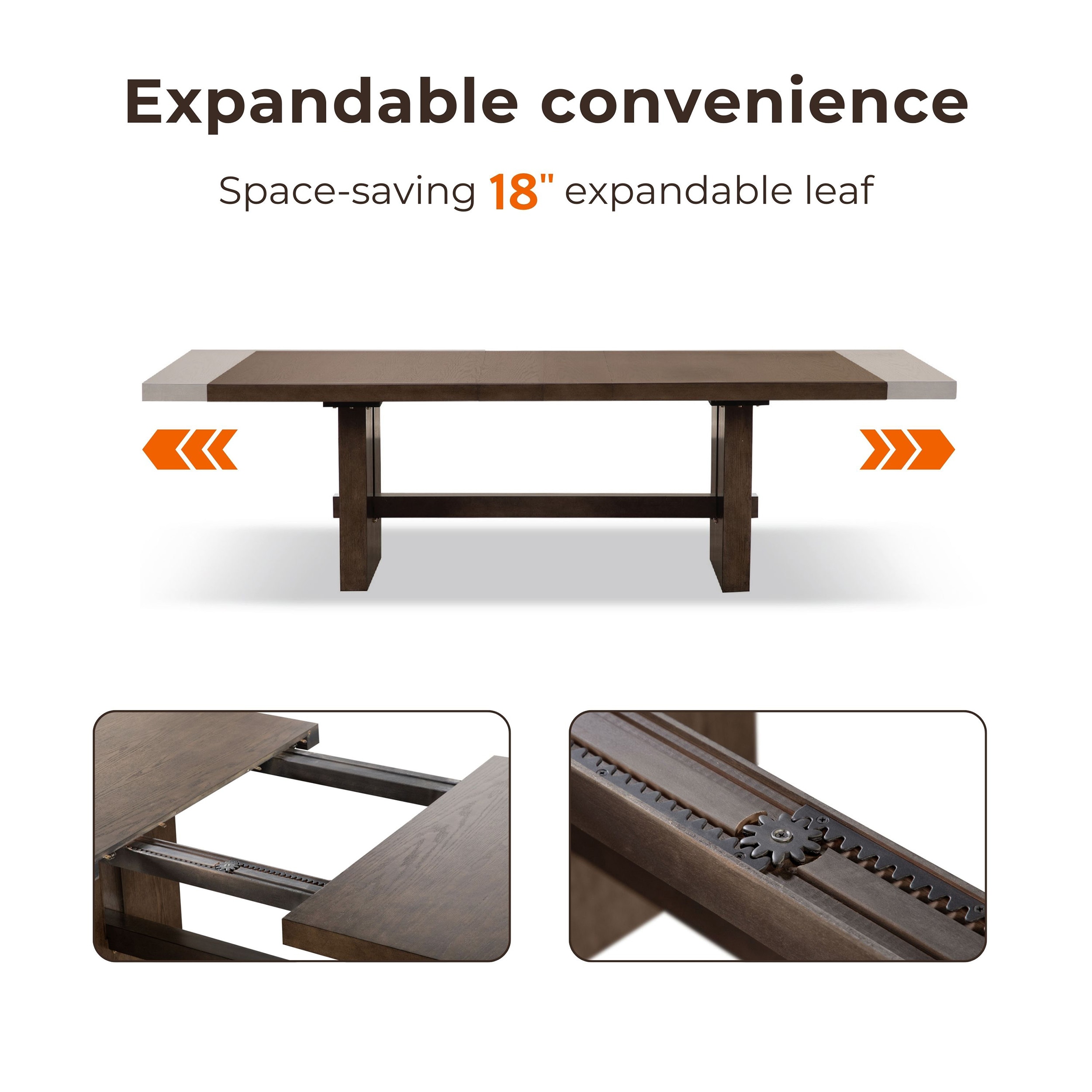 Furniture of America IDF3420BR-T-7PC Dining-Sets - View #14
