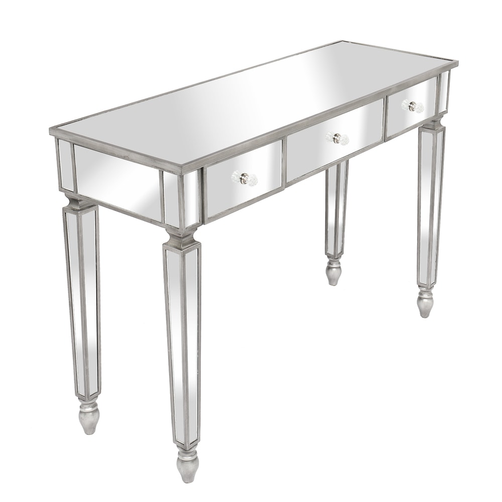 Winado LO1G13004518 41.73-Inches Silver Modern/Contemporary Pine Writing desk