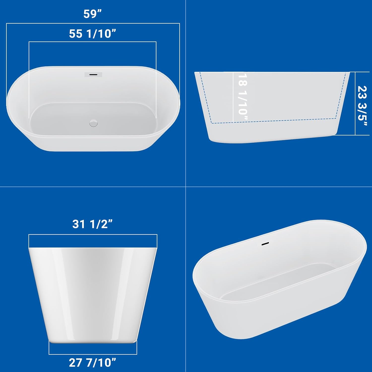 WhizMax PHO0ZSZC844 bathtubs - View #5
