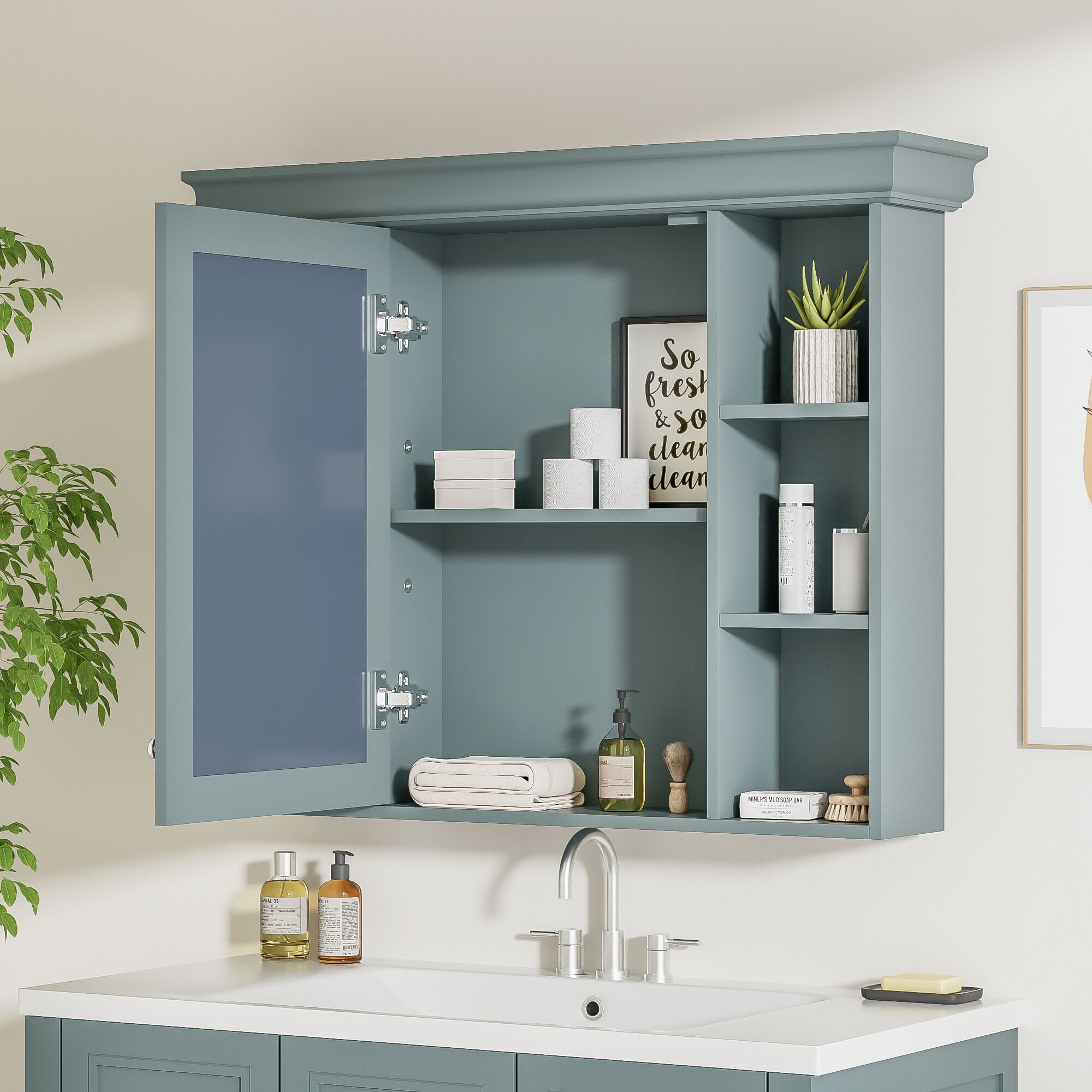 Forclover HBV-692AAF Bathroom-Medicine-Cabinets - View #7